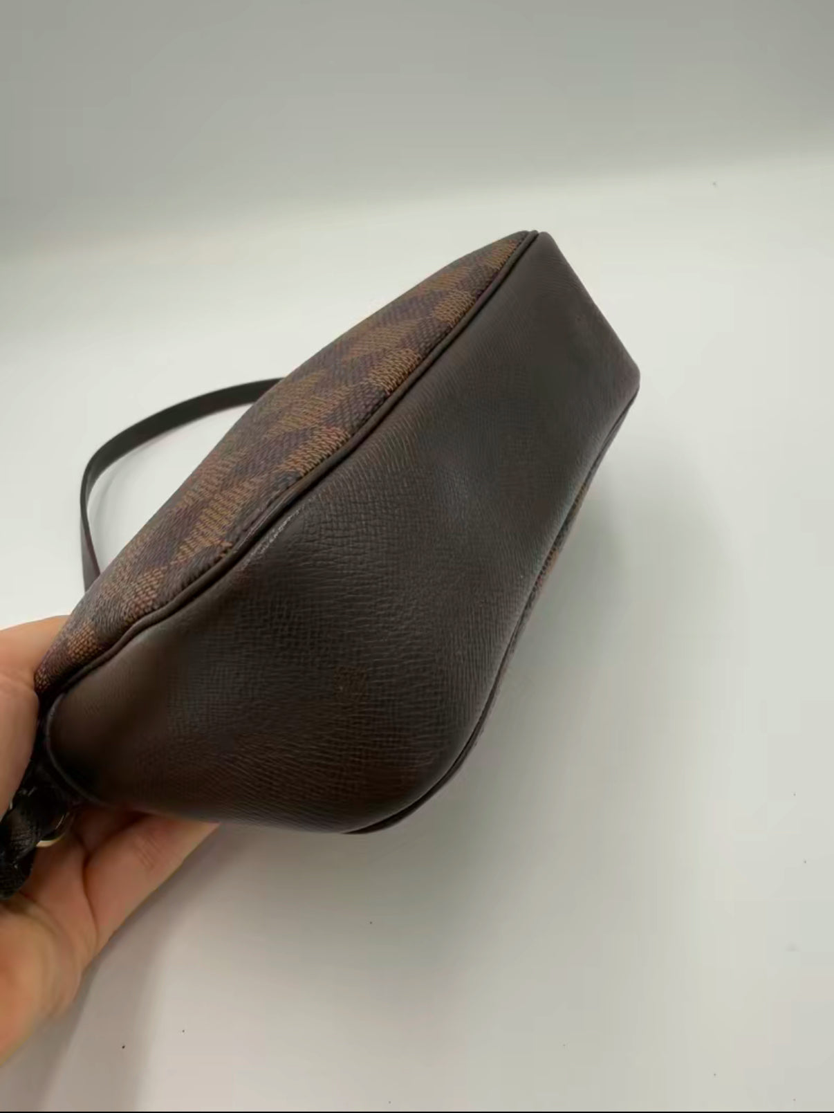 Louis Vuitton Damier Ebene Pochette Trousse Hand Bag
