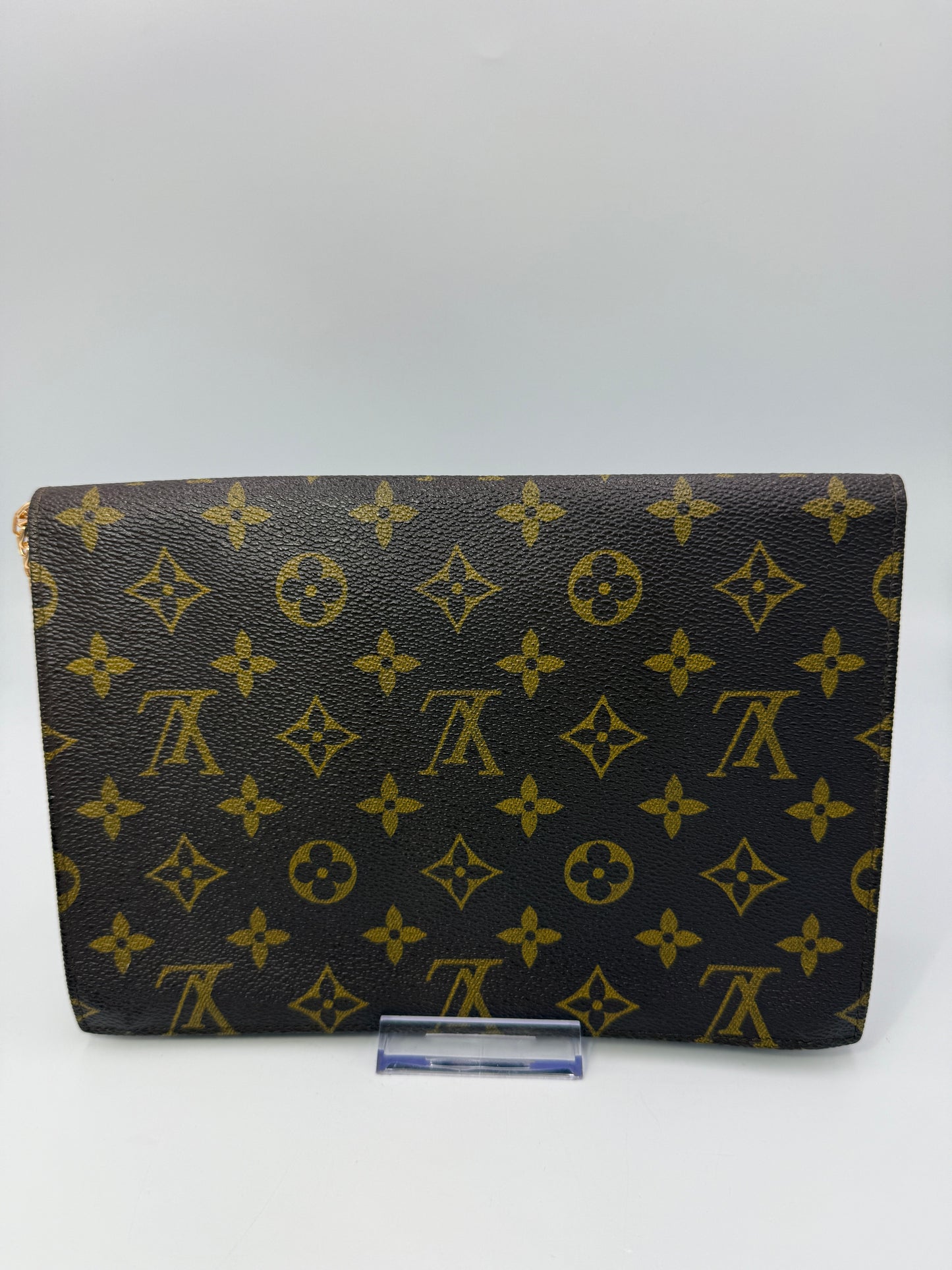 Louis Vuitton Monogram Canvas Pochette Portefeuille Envelope Clutch 822