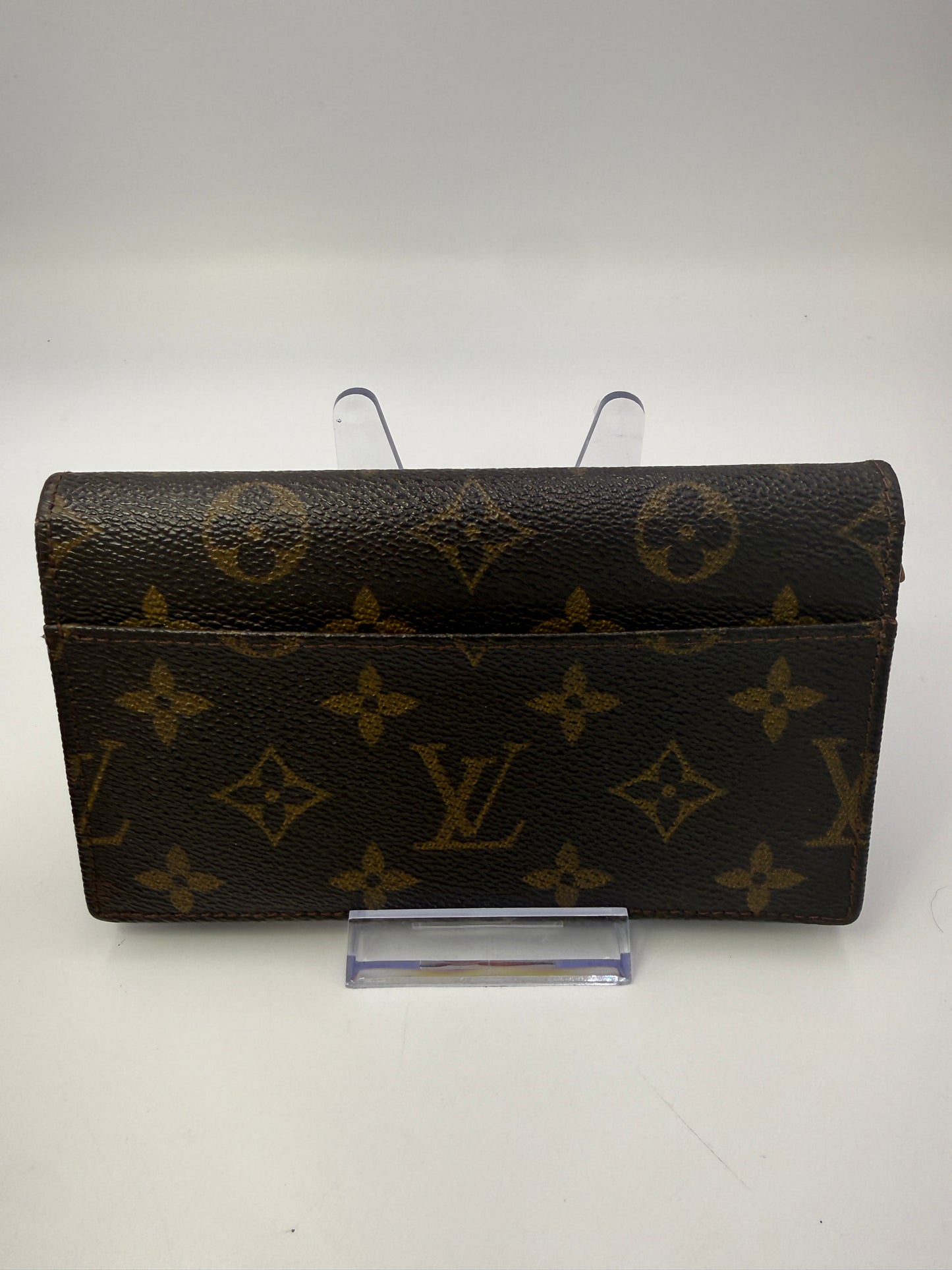 Louis Vuitton Monogram Canvas French Purse Wallet 871AN