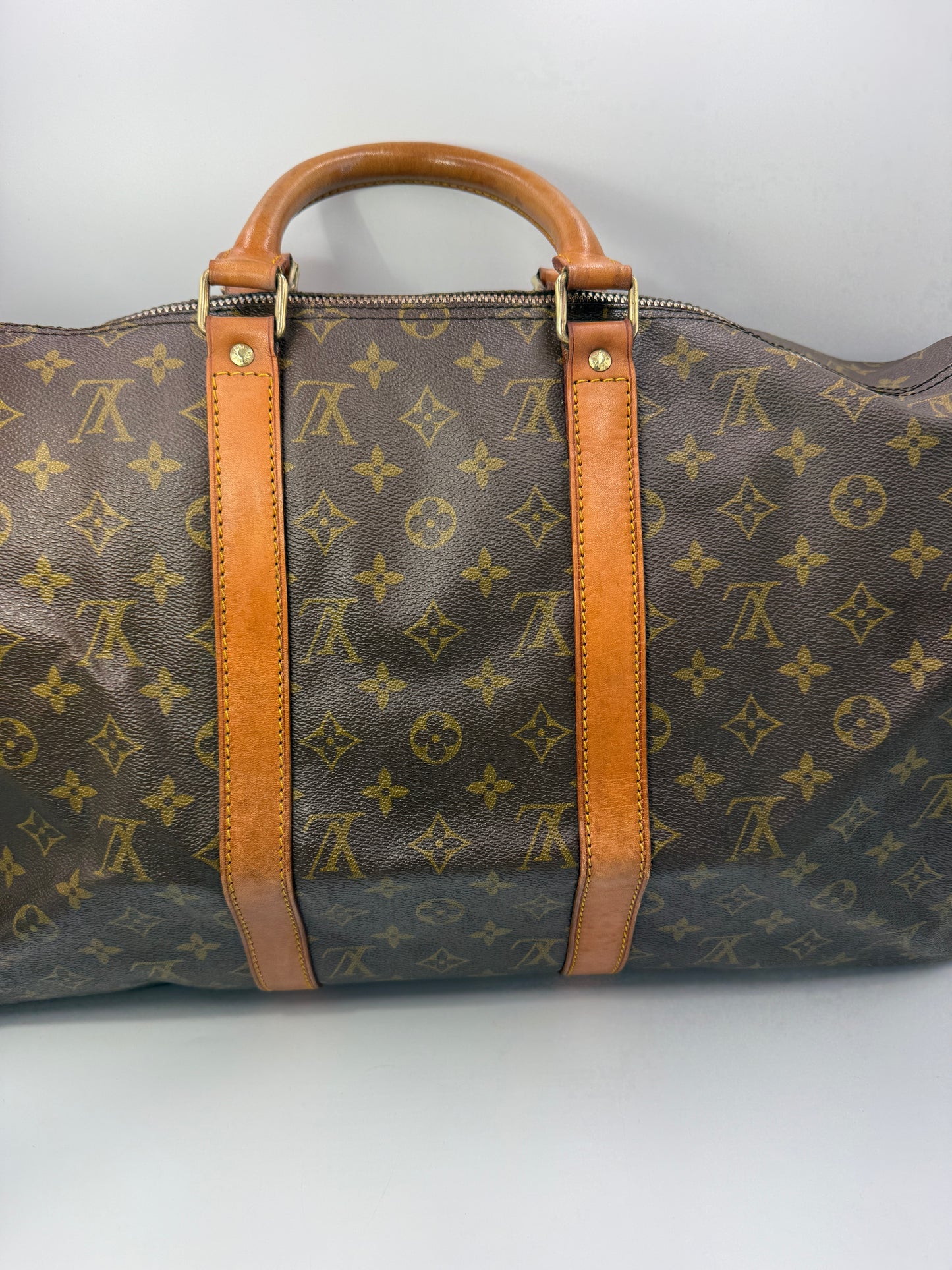 Louis Vuitton Monogram Coated Canvas Keepall 50 cm
