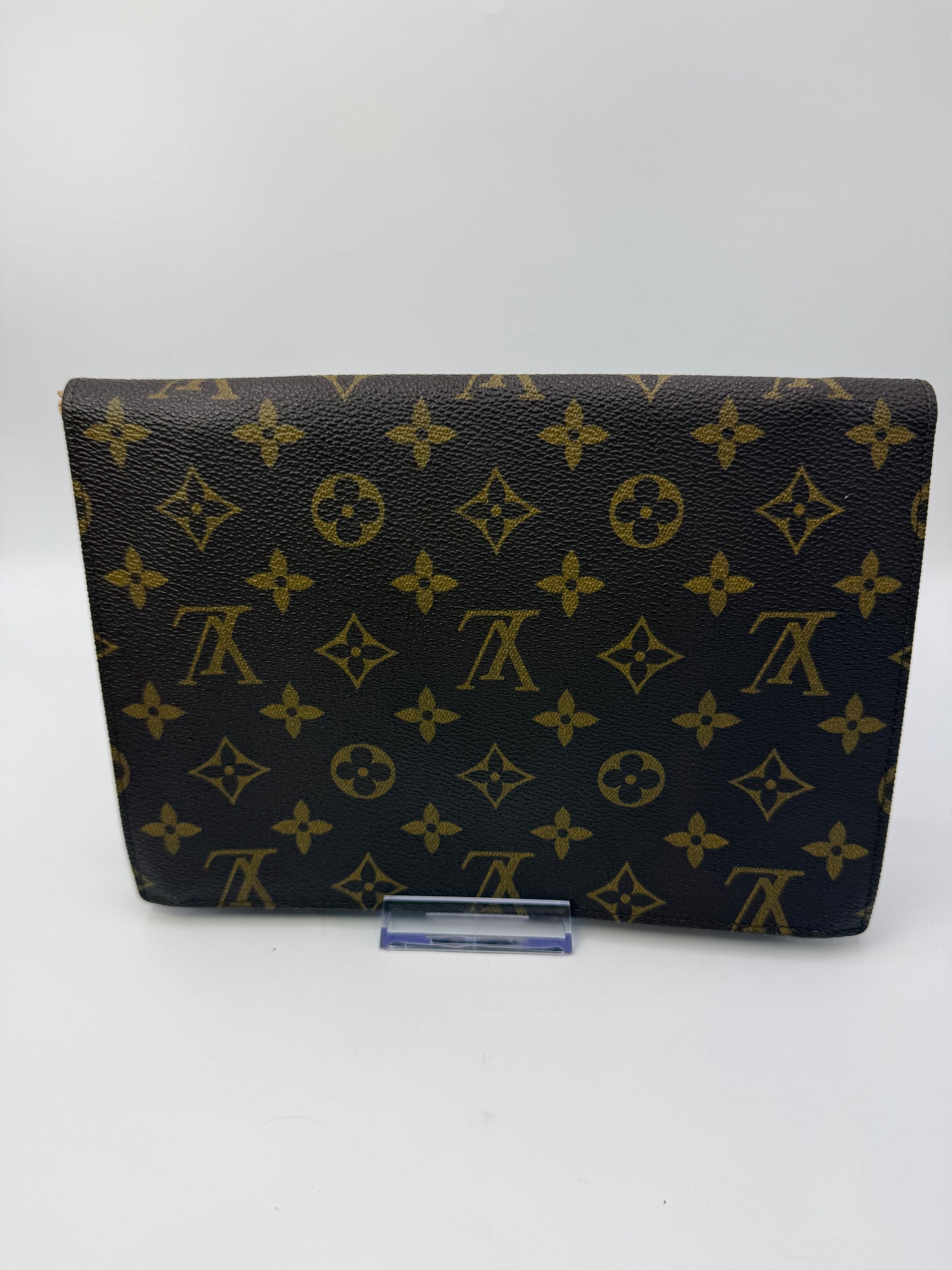 Louis Vuitton Monogram Canvas Pochette Portefeuille Envelope Clutch 884AN