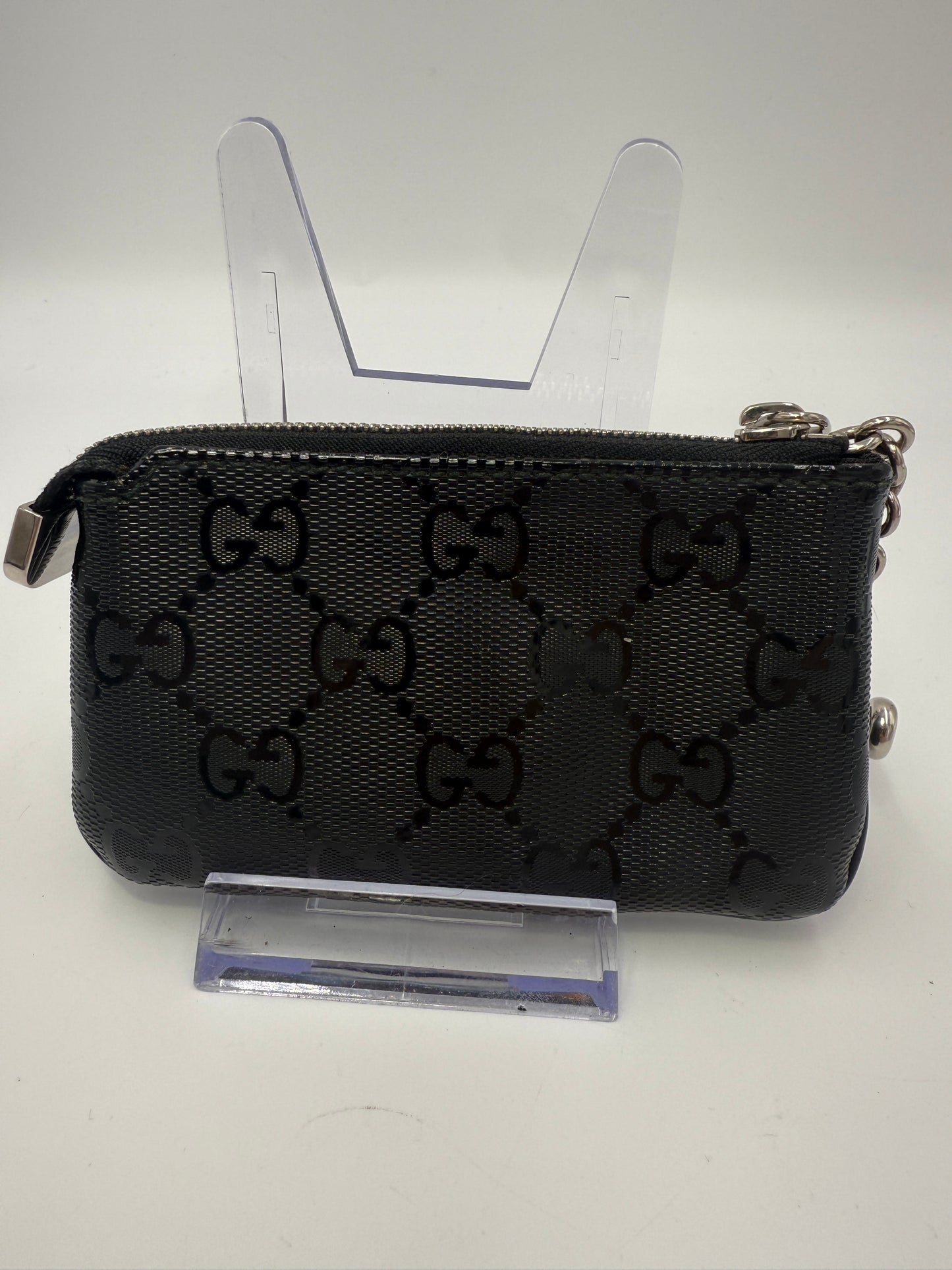 Gucci Guccissima Black Sherry Imprime Key Cles