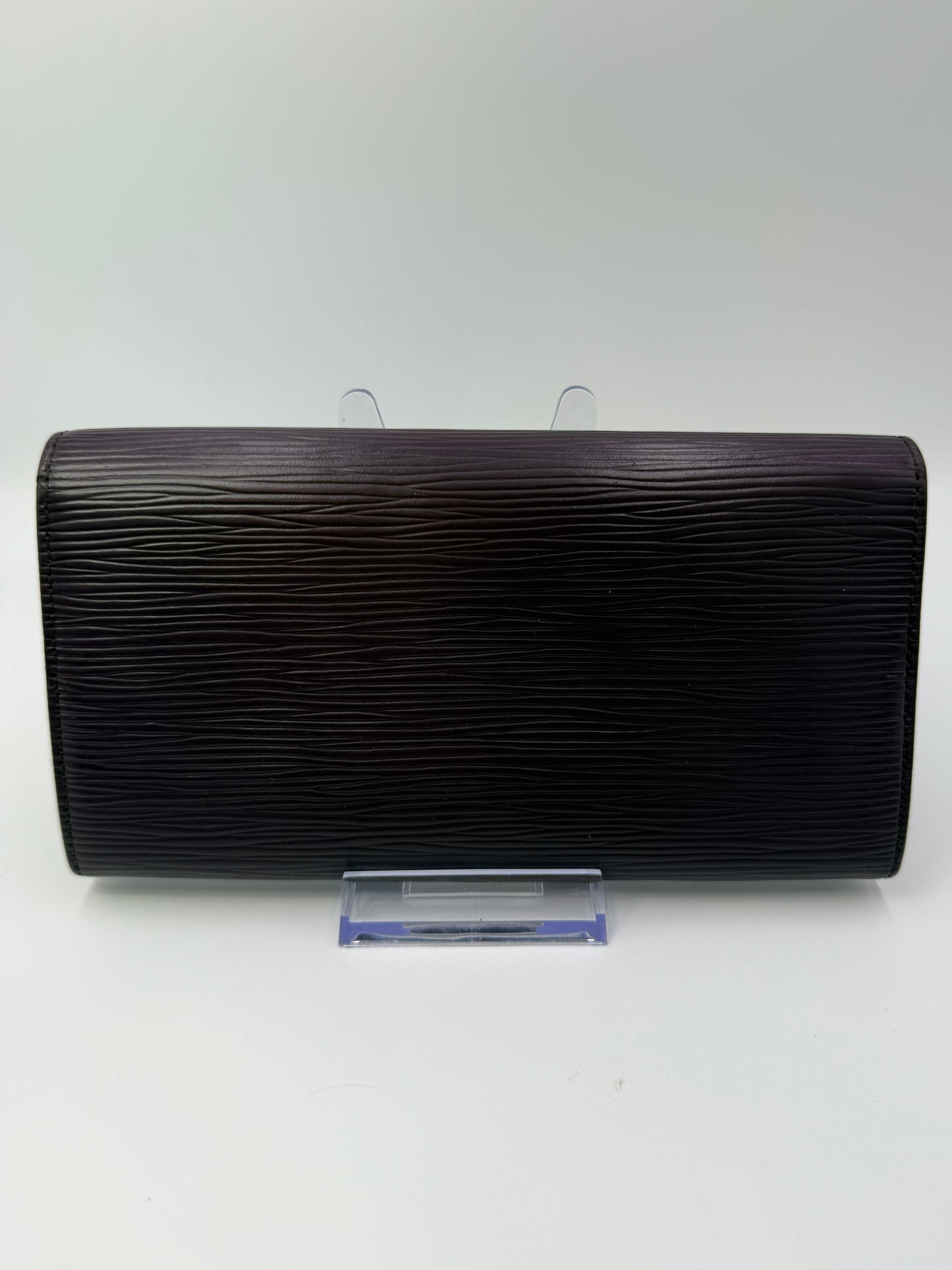 Louis Vuitton Purple Epi Leather Sarah Wallet Full Set CA1120