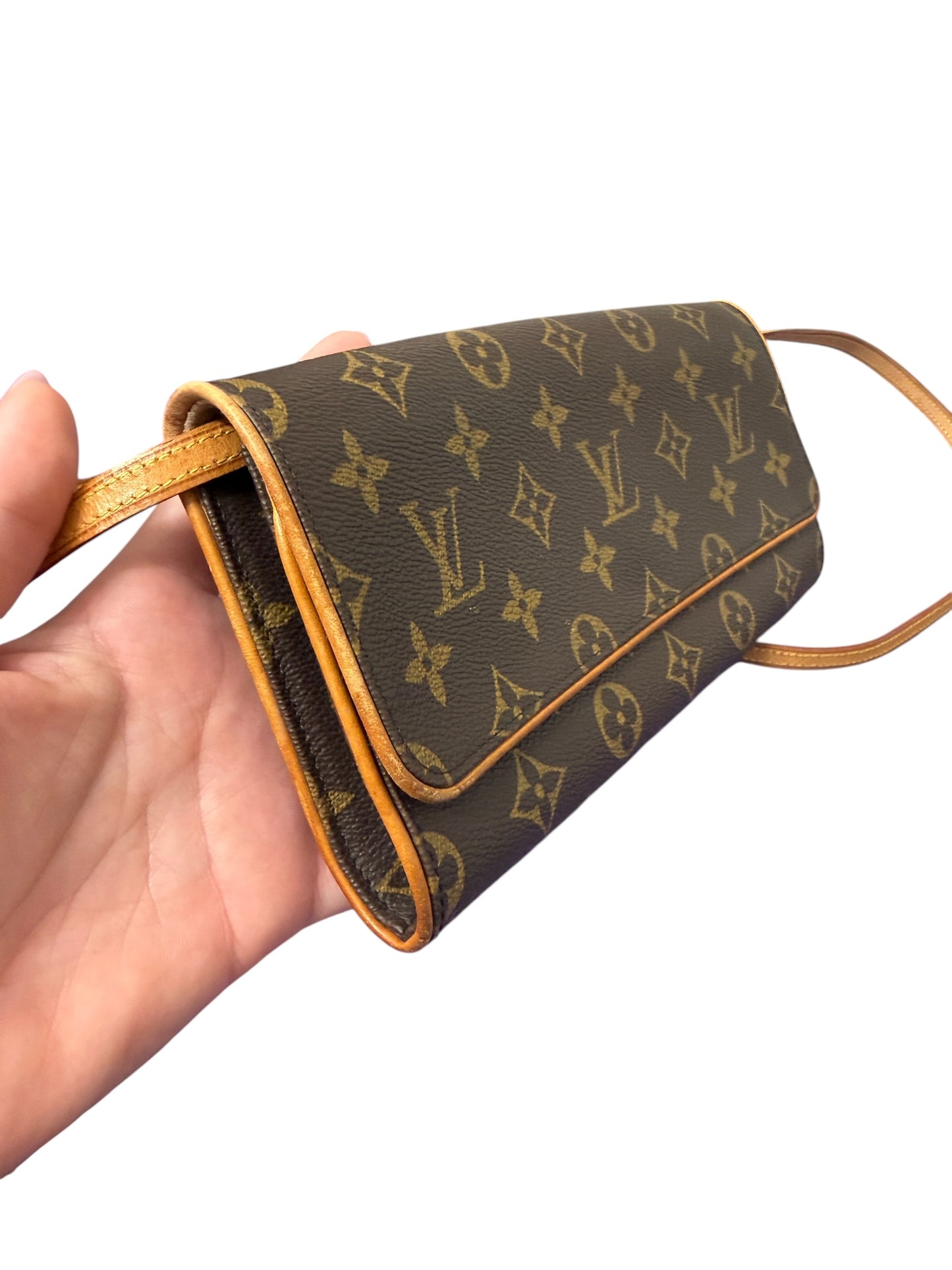 Louis Vuitton Monogram Twin GM Shoulder Bag Pochette FL0011