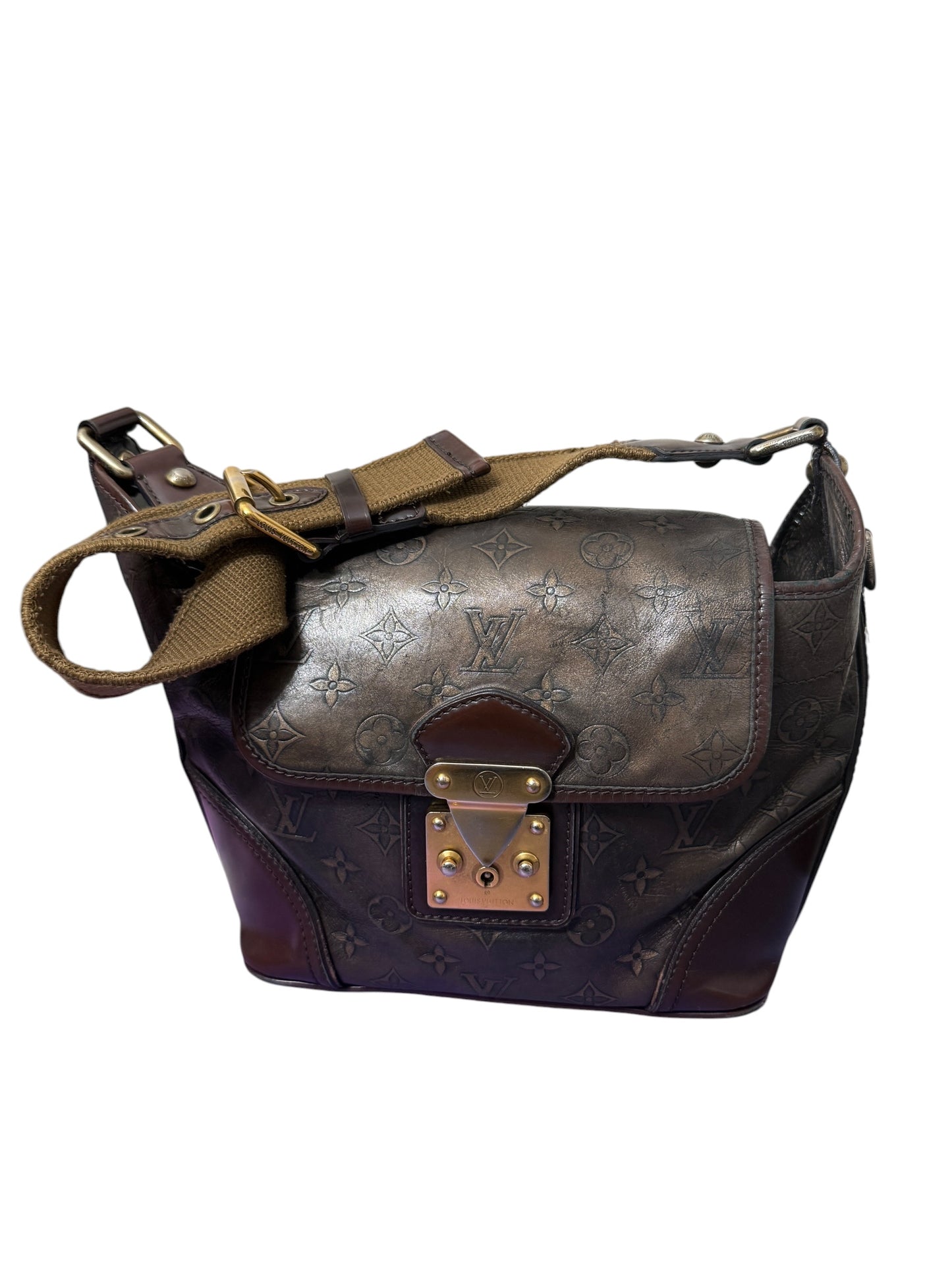 Louis Vuitton Rare Limited Edition Sergent PM Shoulder Bag FL1047