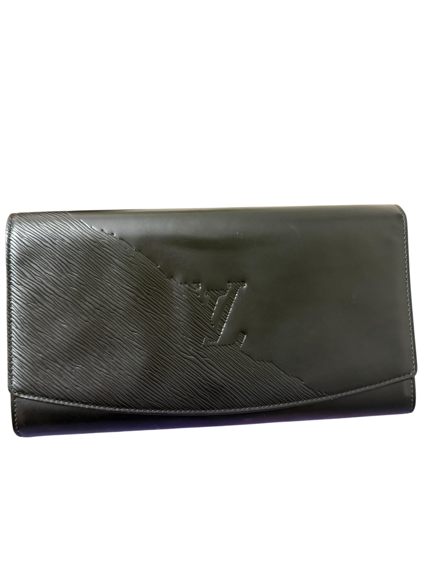 Louis Vuitton Rare Black Epi Leather Clutch MI0976