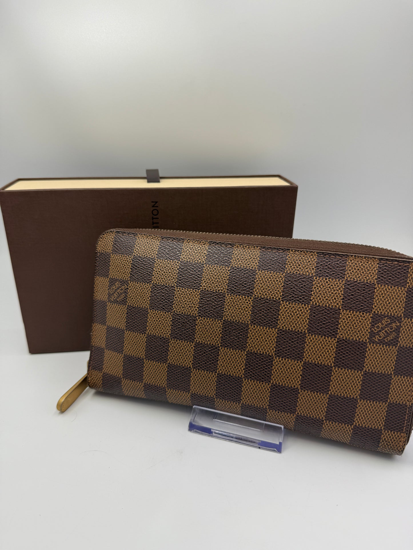 Louis Vuitton Damier Ebene Oversized Zippy Organizer CA4018