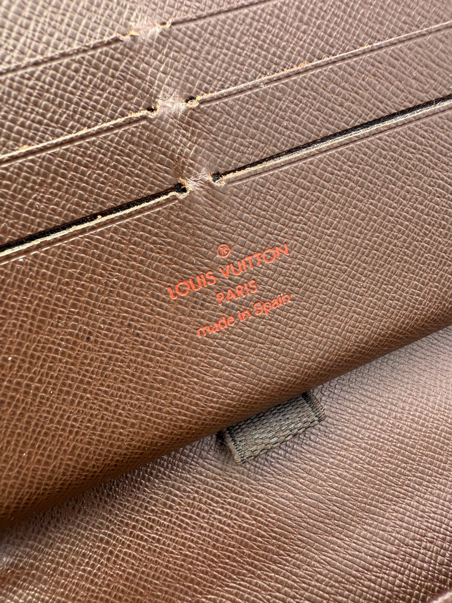 Louis Vuitton Damier Ebene Oversized Zippy Organizer CA4018