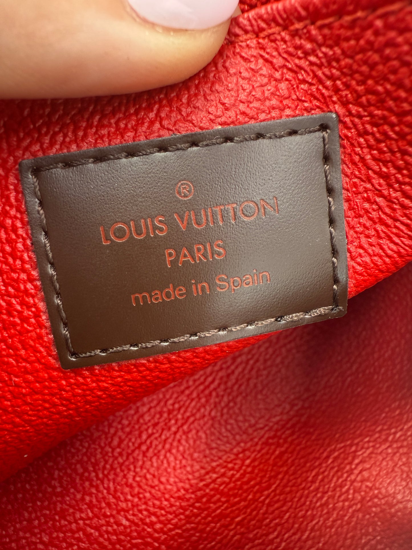 Louis Vuitton Damier Ebene Cosmetic Pouch