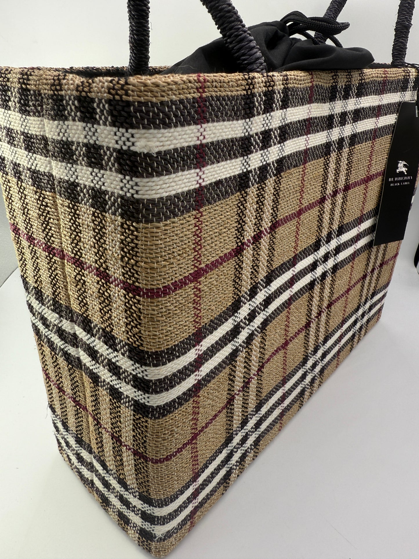 Burberry Black Label Nova Check Structured Tote