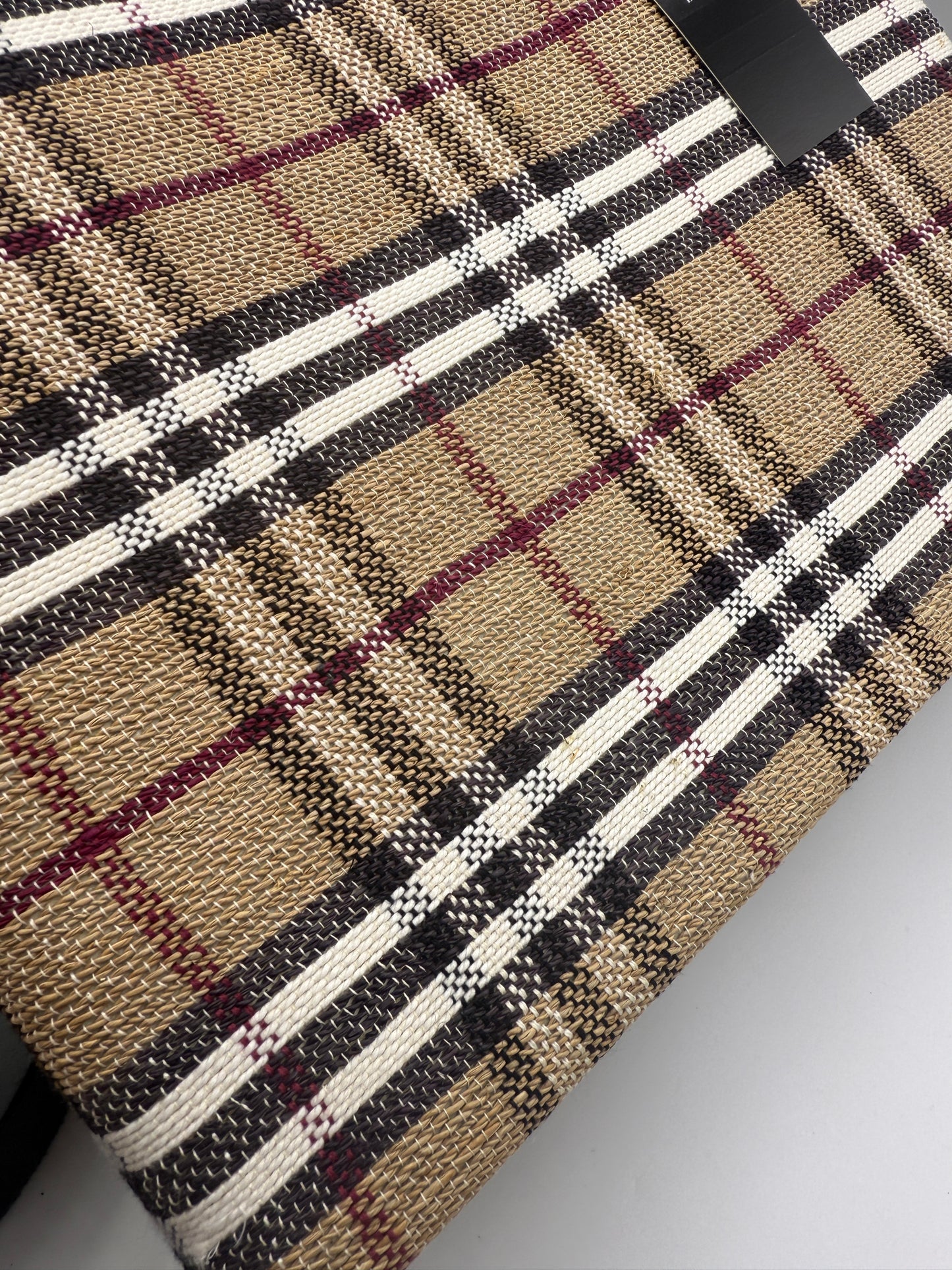Burberry Black Label Nova Check Structured Tote