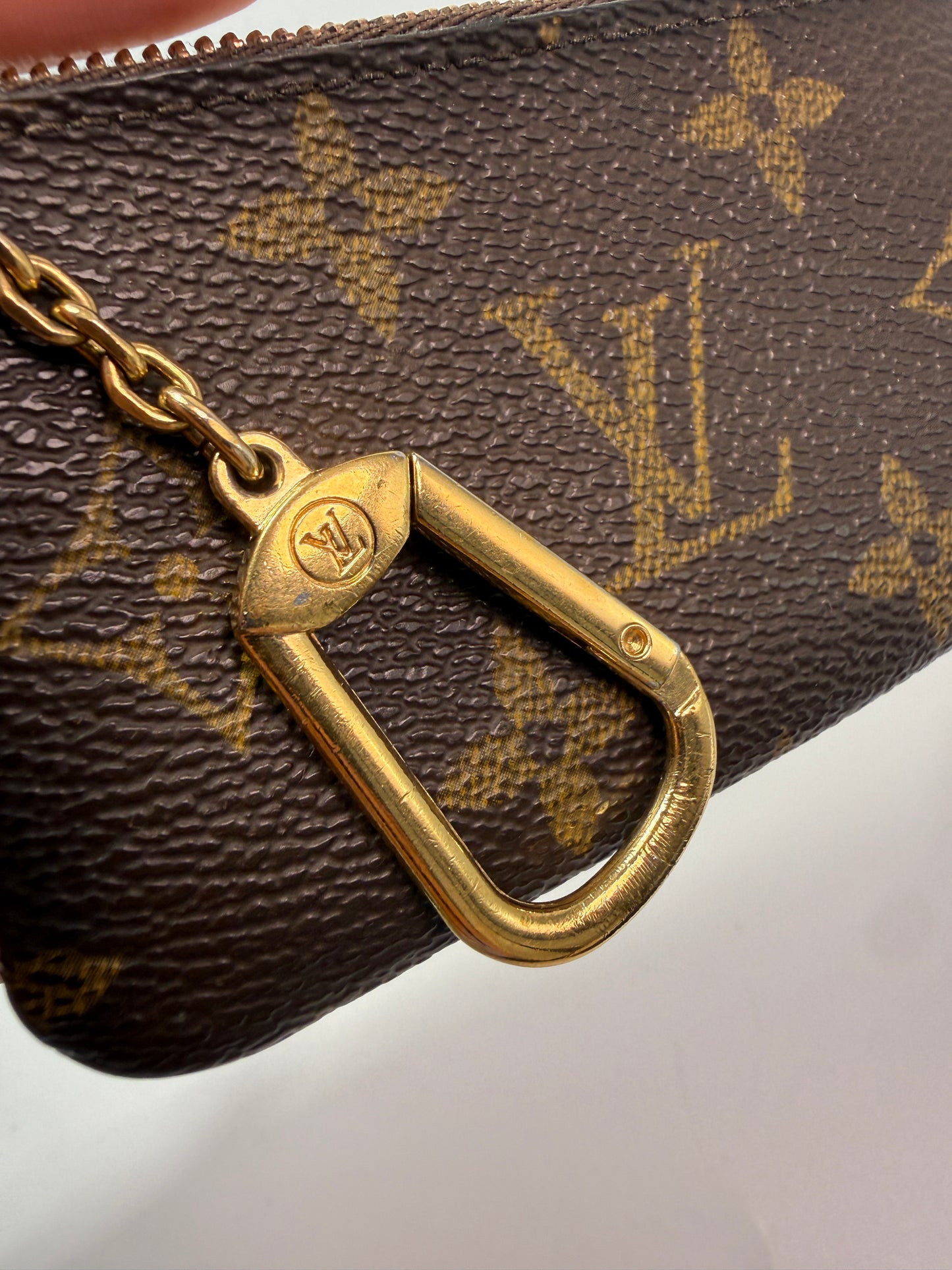 Louis Vuitton Monogram Coated Canvas Key Cles CA0091