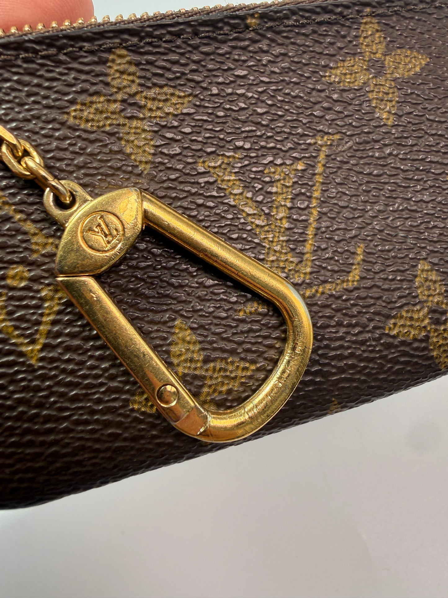 Louis Vuitton Monogram Coated Canvas Key Cles CA0091