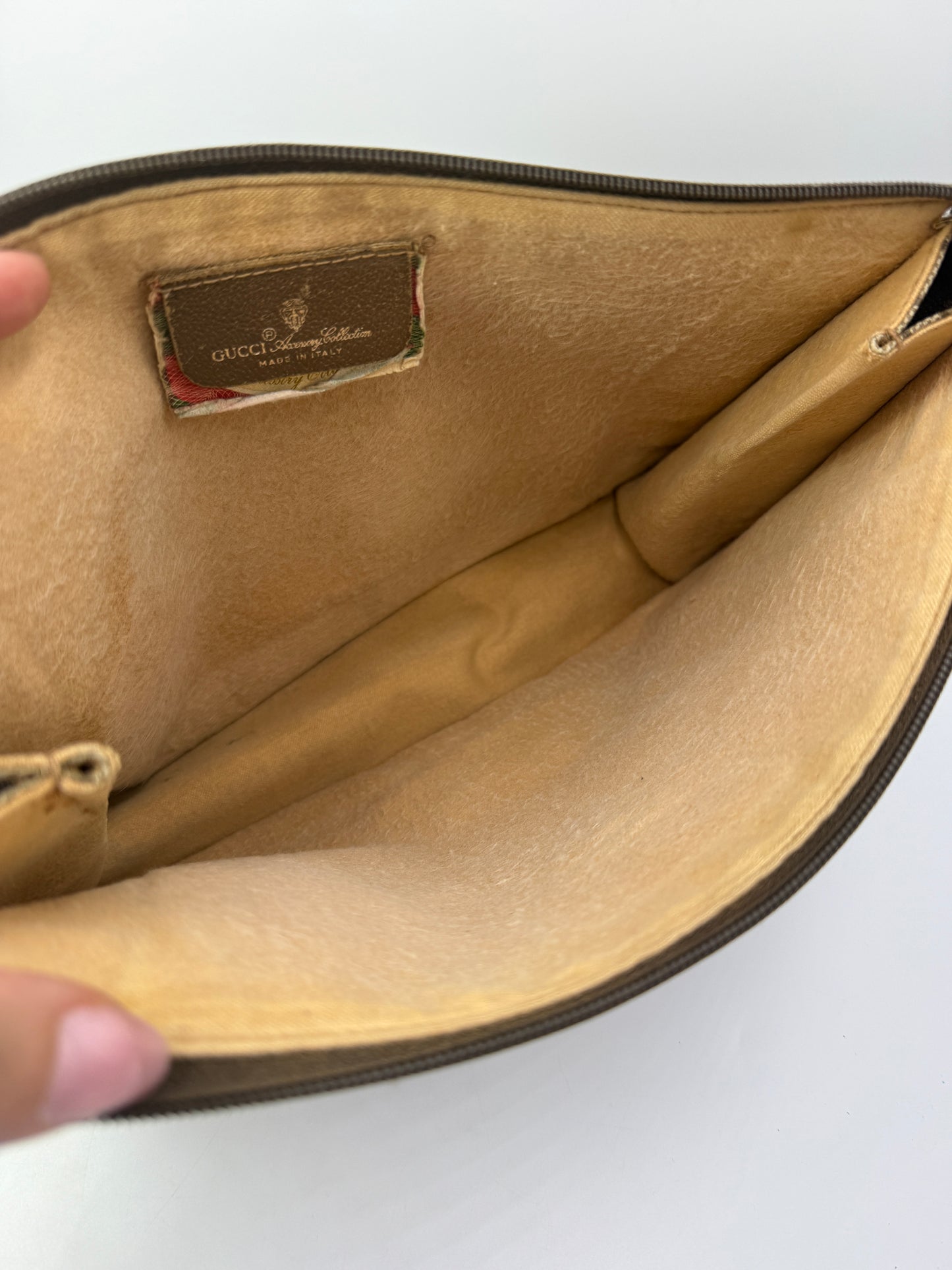 Gucci Vintage Supreme Coated Canvas Toiletry 30 cm