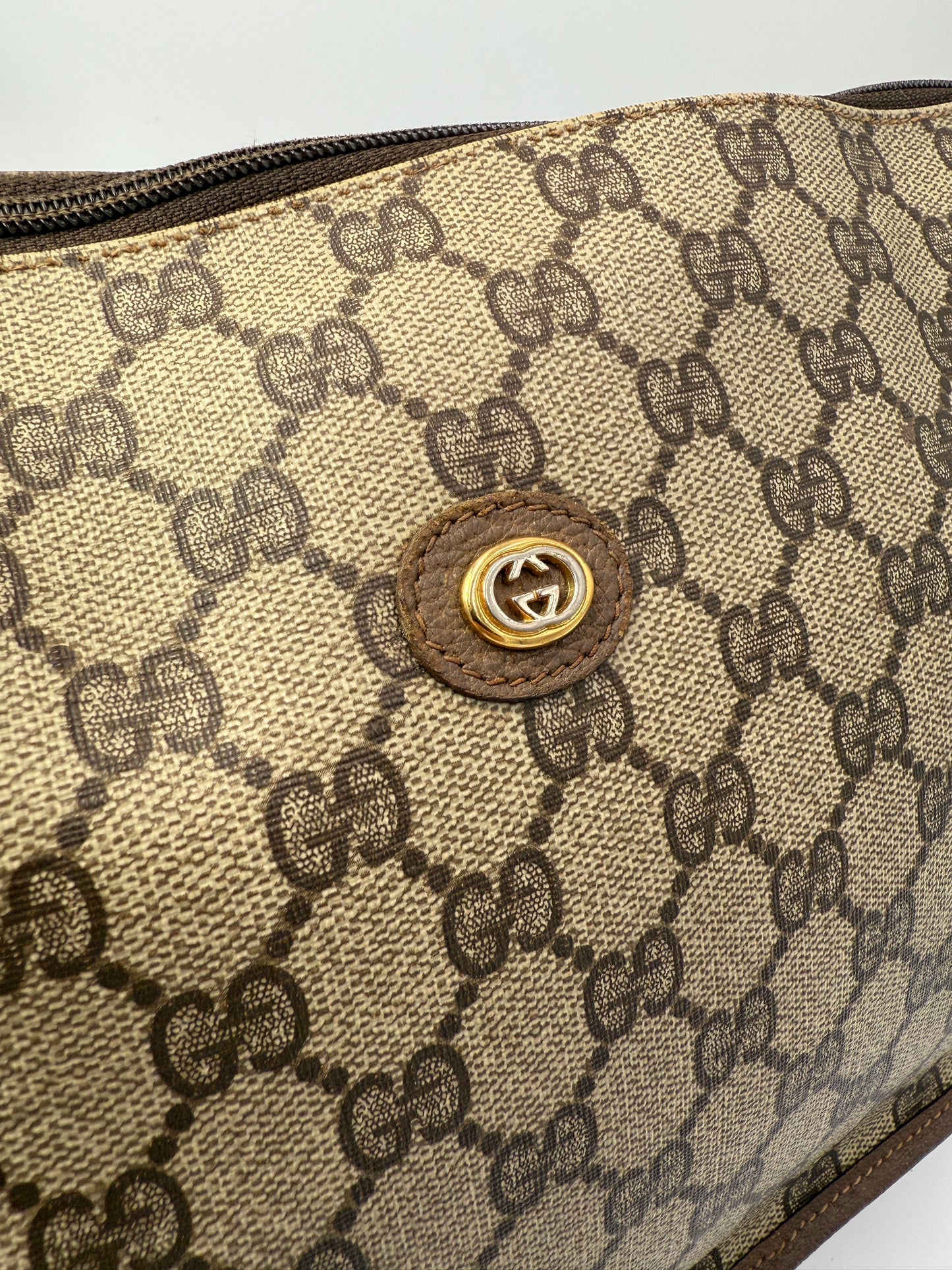 Gucci Vintage Supreme Coated Canvas Toiletry 30 cm