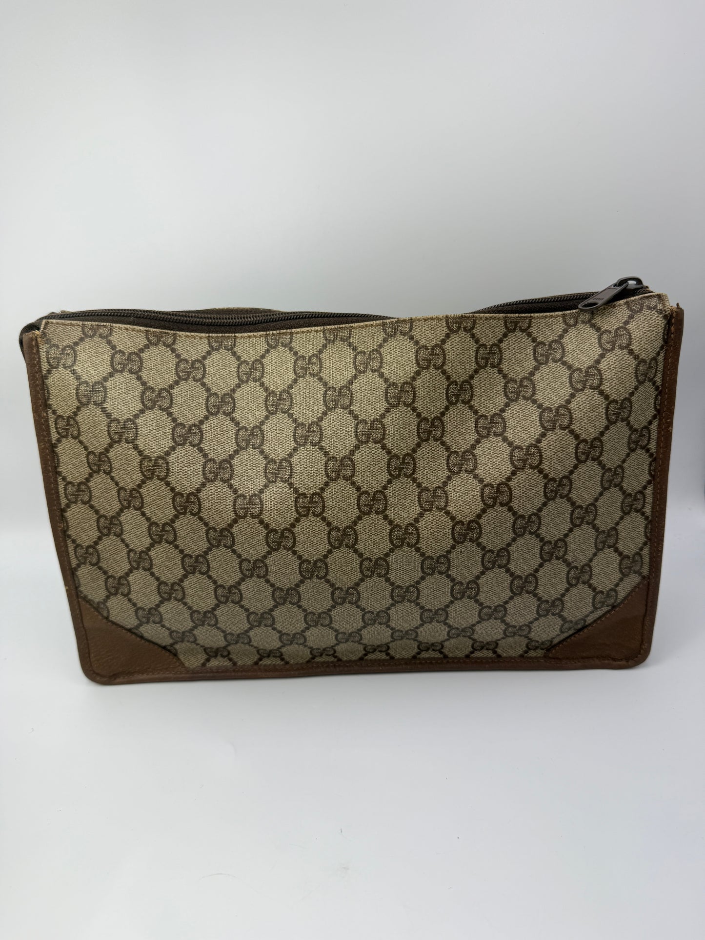Gucci Vintage Supreme Coated Canvas Toiletry 30 cm