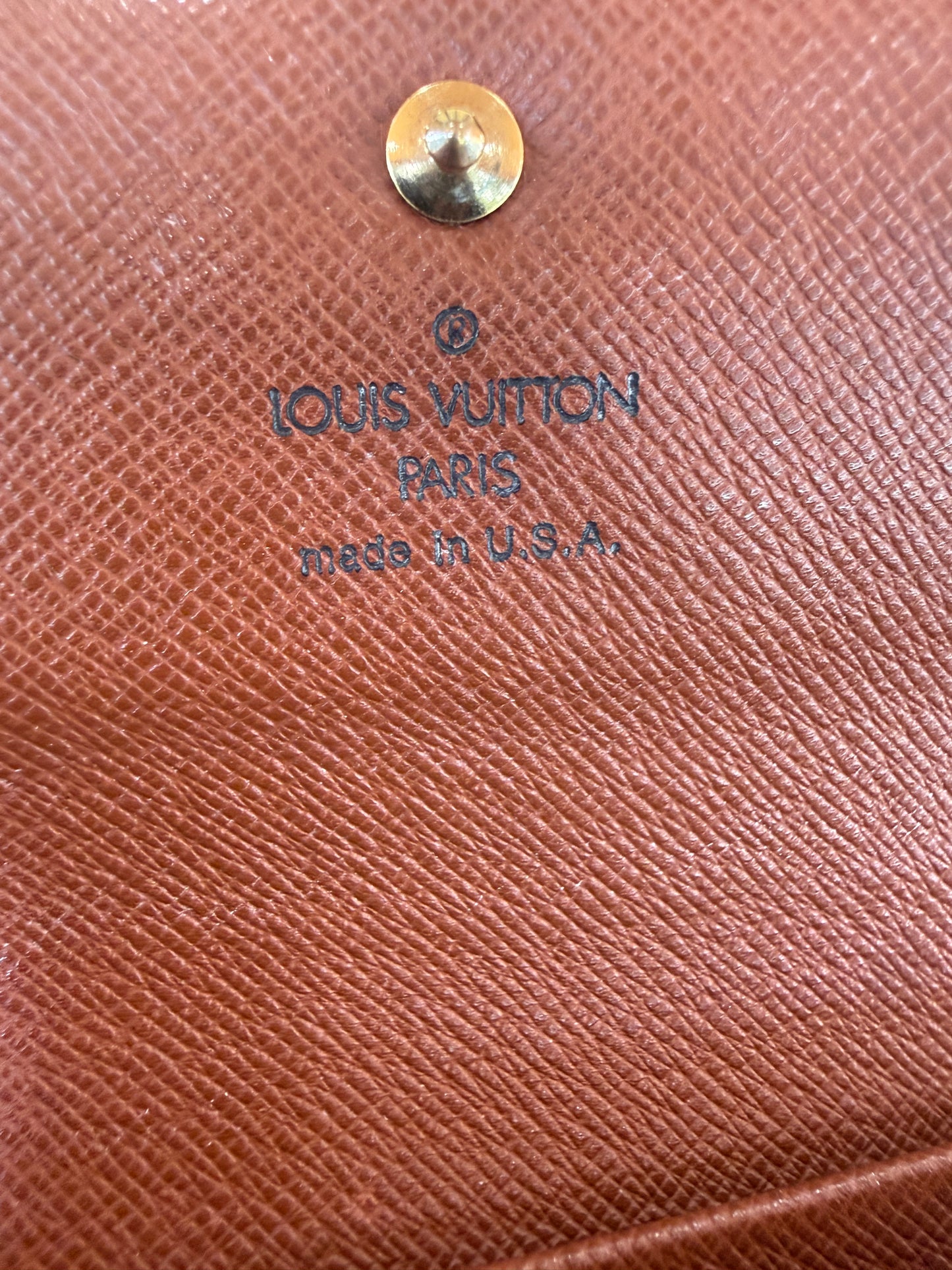 Louis Vuitton Monogram Coated Canvas Compact Trifold Wallet SD0061