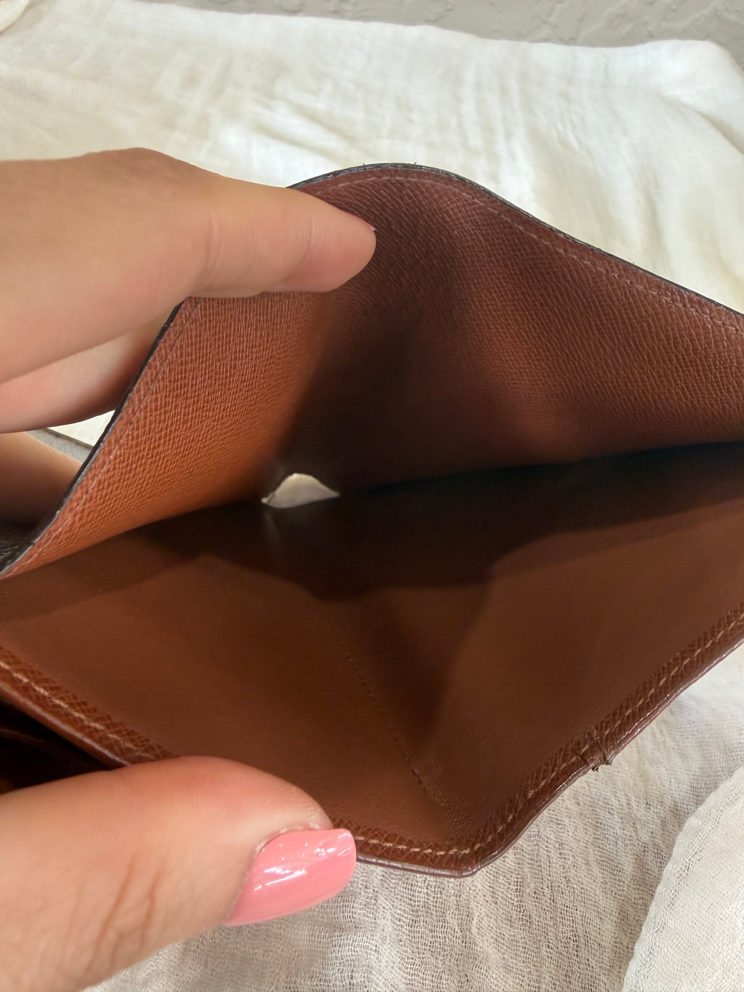 Louis Vuitton Monogram Coated Canvas Compact Trifold Wallet SD0061