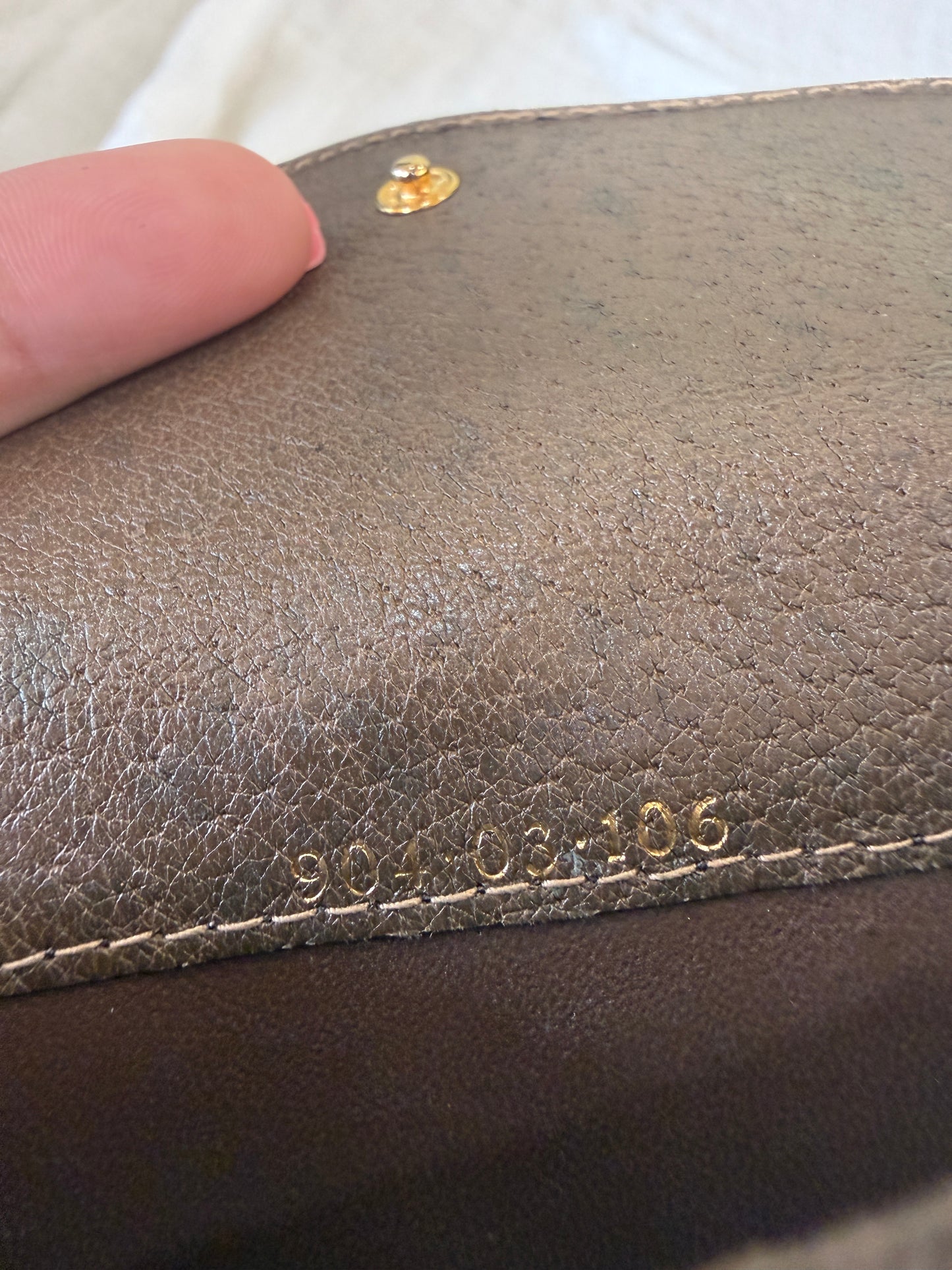 Gucci GG Supreme Ophidia Bi-Fold Wallet with Web Stripe and Snap Closure