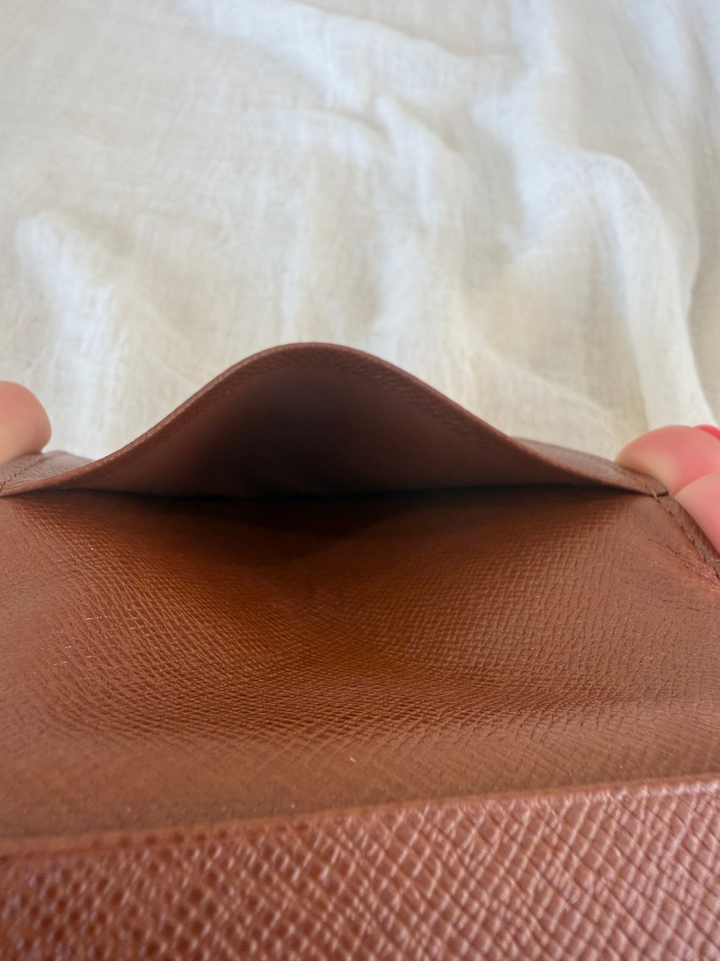 Louis Vuitton Monogram Coated Canvas Card Holder Mini Agenda Cover TH0063