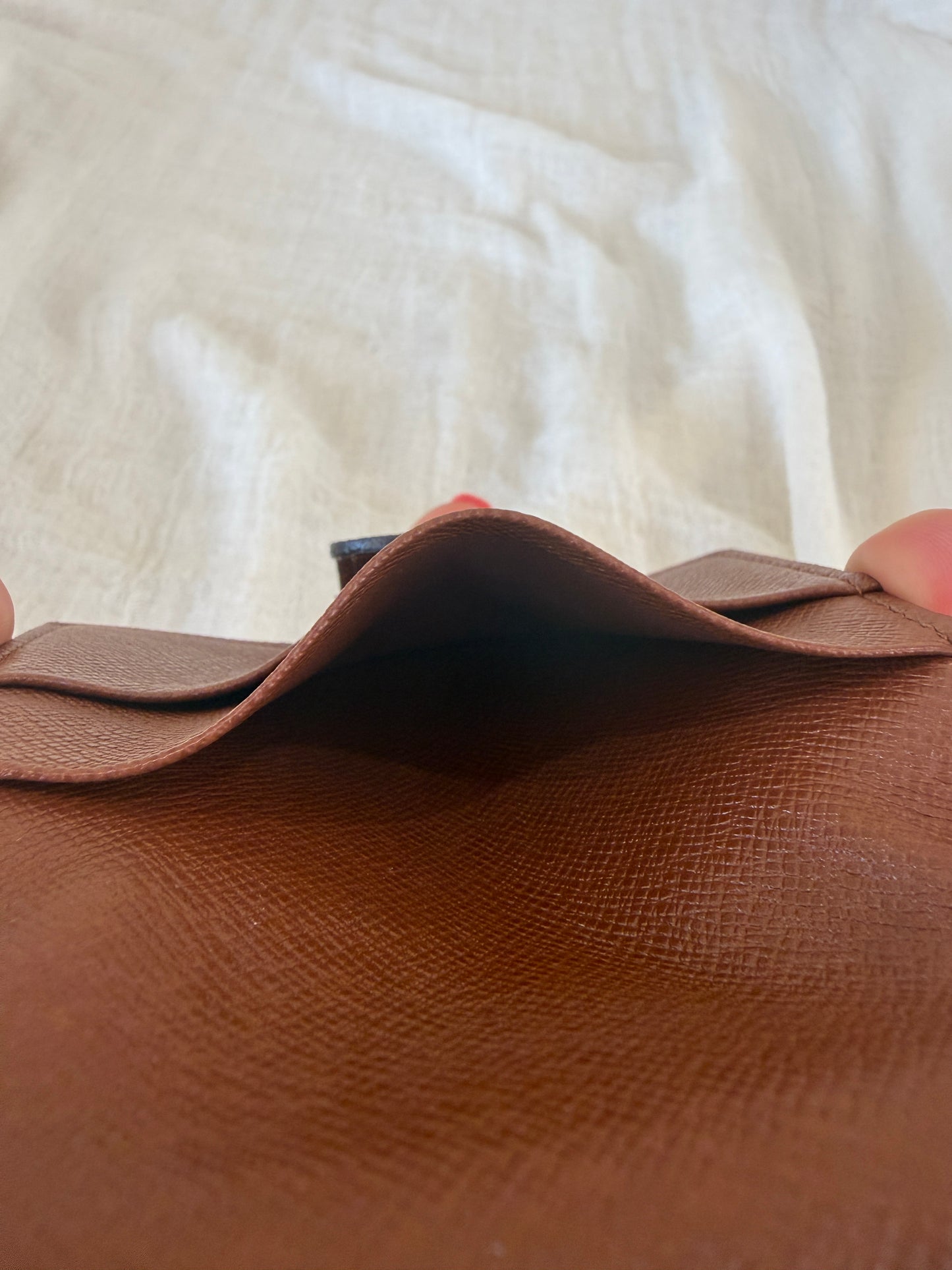 Louis Vuitton Monogram Coated Canvas Card Holder Mini Agenda Cover TH0063