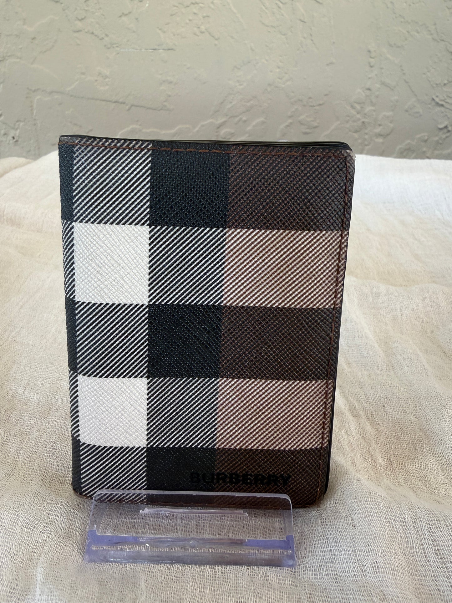Burberry Nova Check Coated Canvas Pocket Organizer