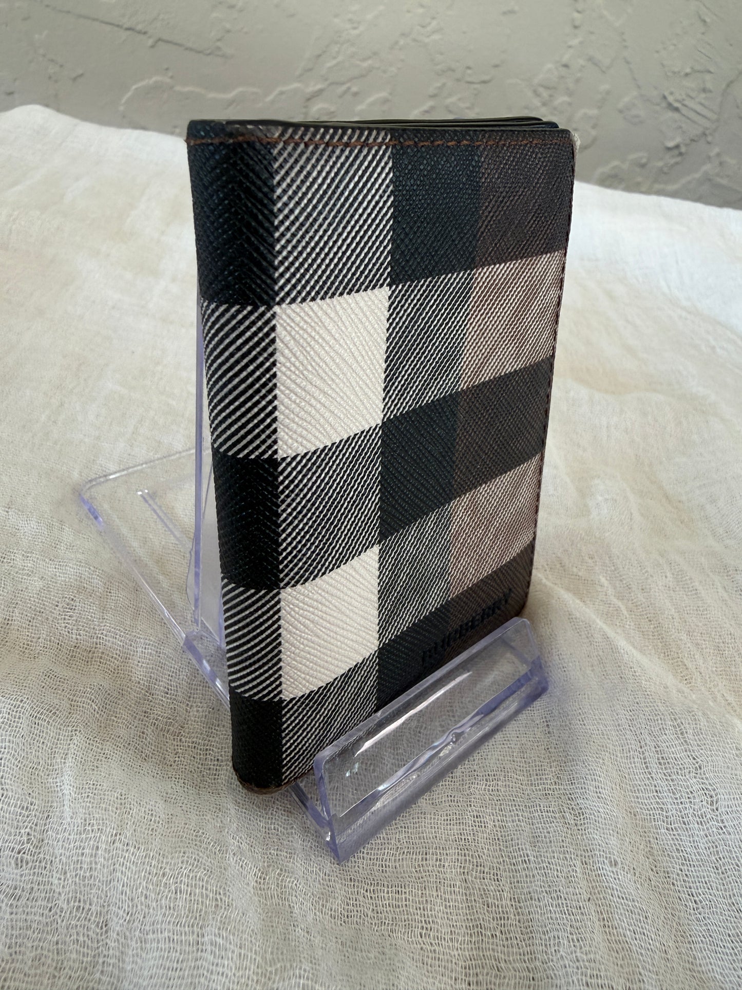 Burberry Nova Check Coated Canvas Pocket Organizer
