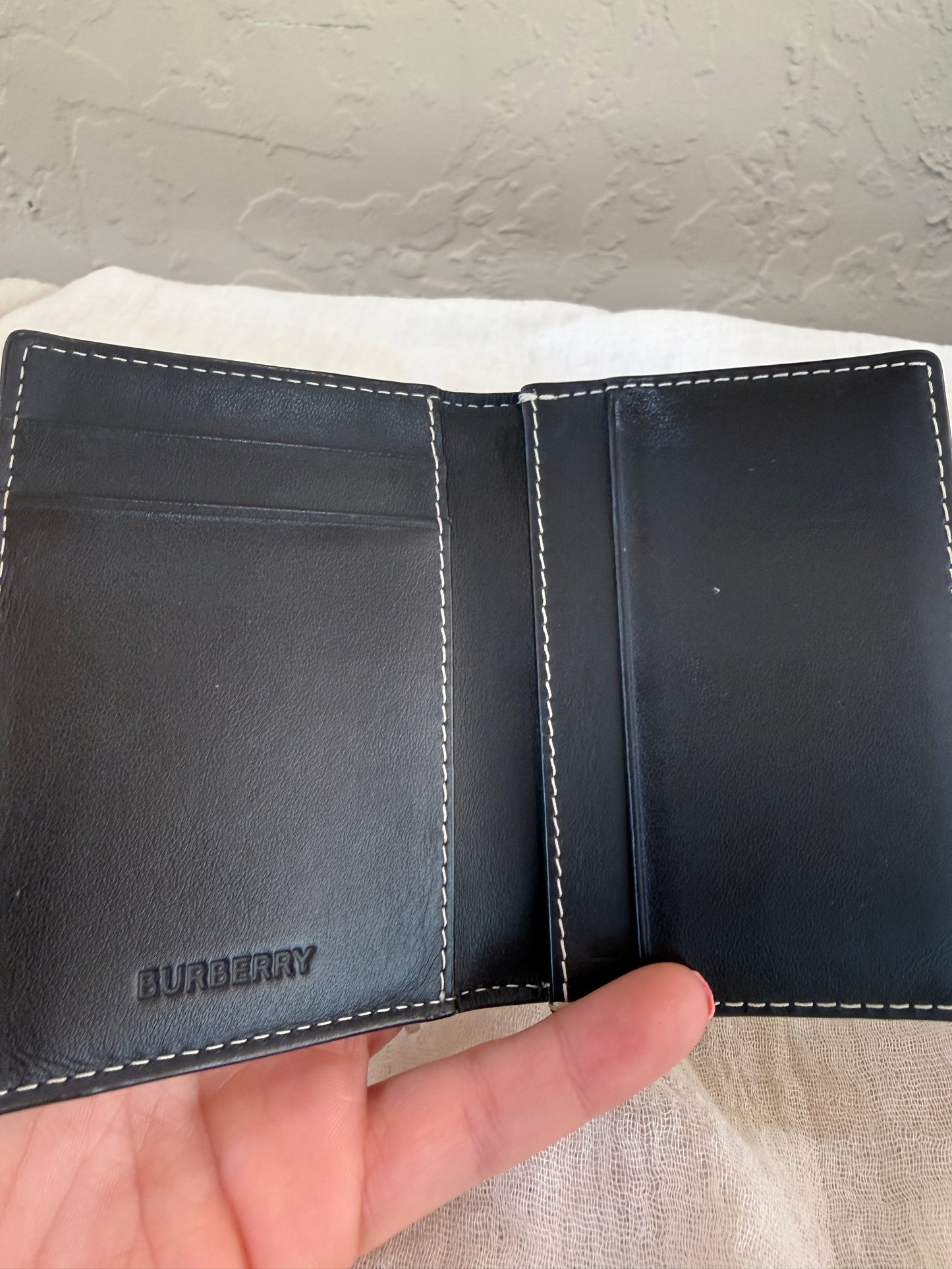 Burberry Nova Check Coated Canvas Pocket Organizer