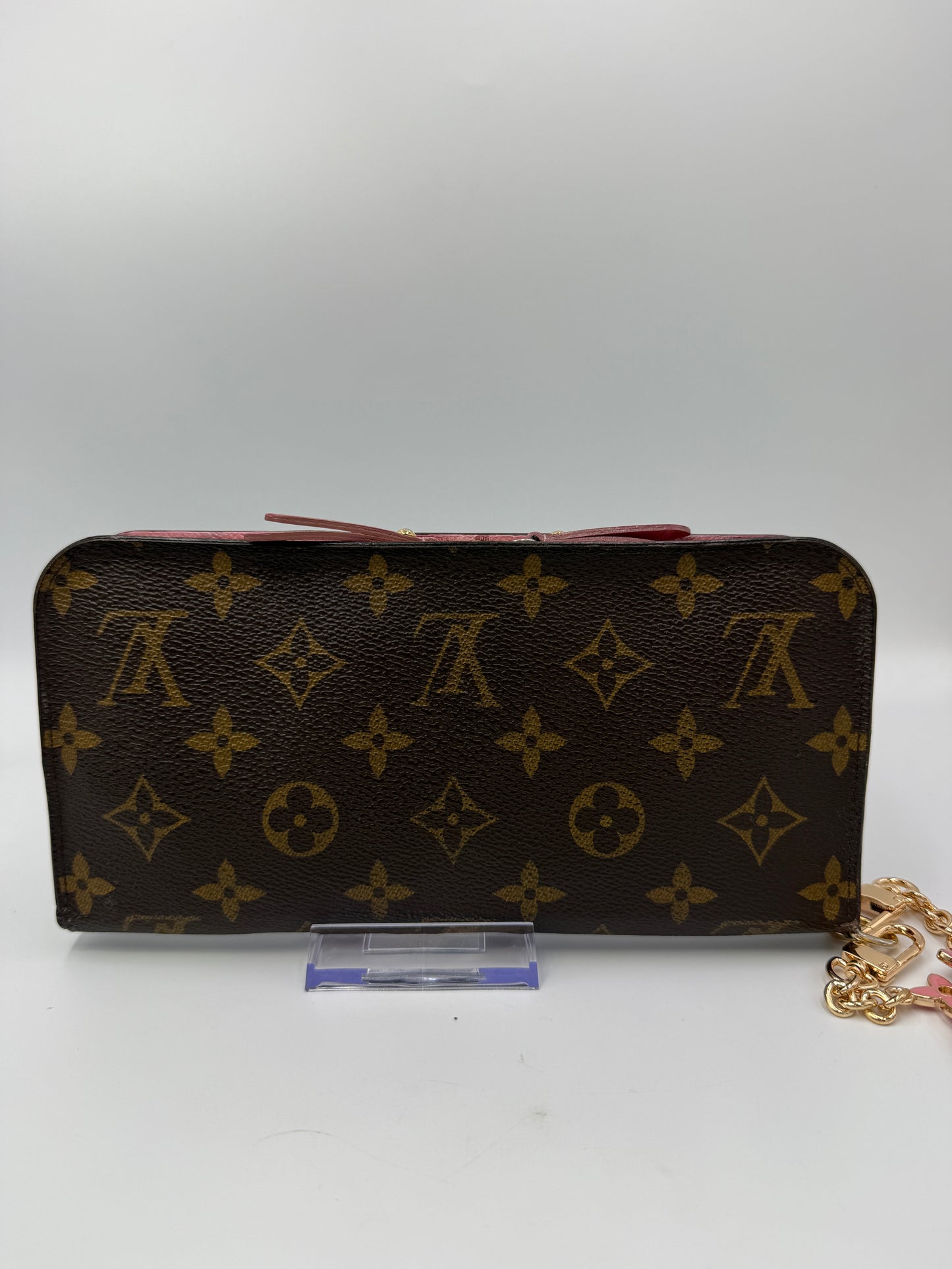 Limited Edition Louis Vuitton Articles De Voyage Rose Ikat Insolite Wallet CA1113