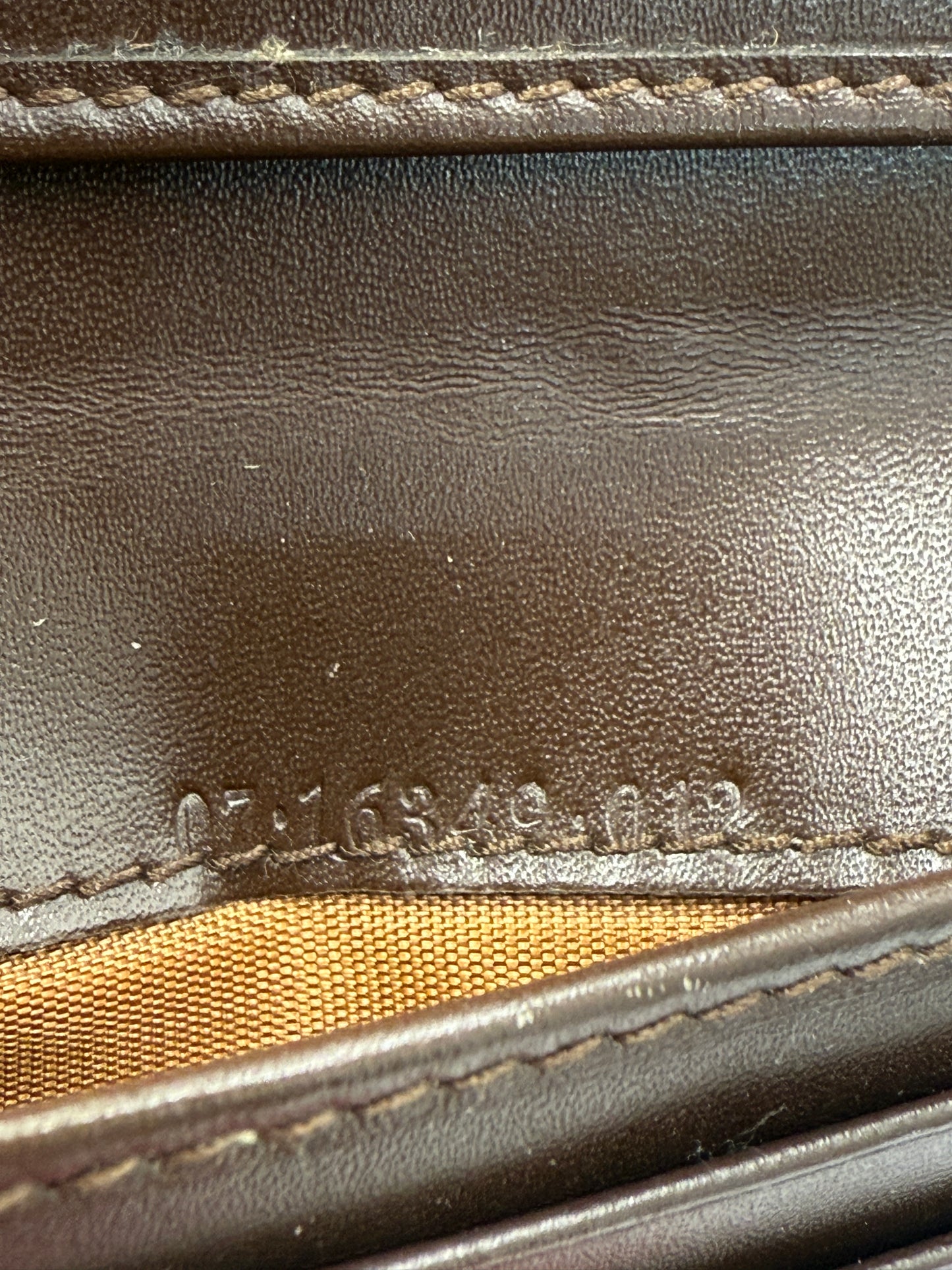 Fendi Canvas Zucca Black and Brown Bifold Wallet