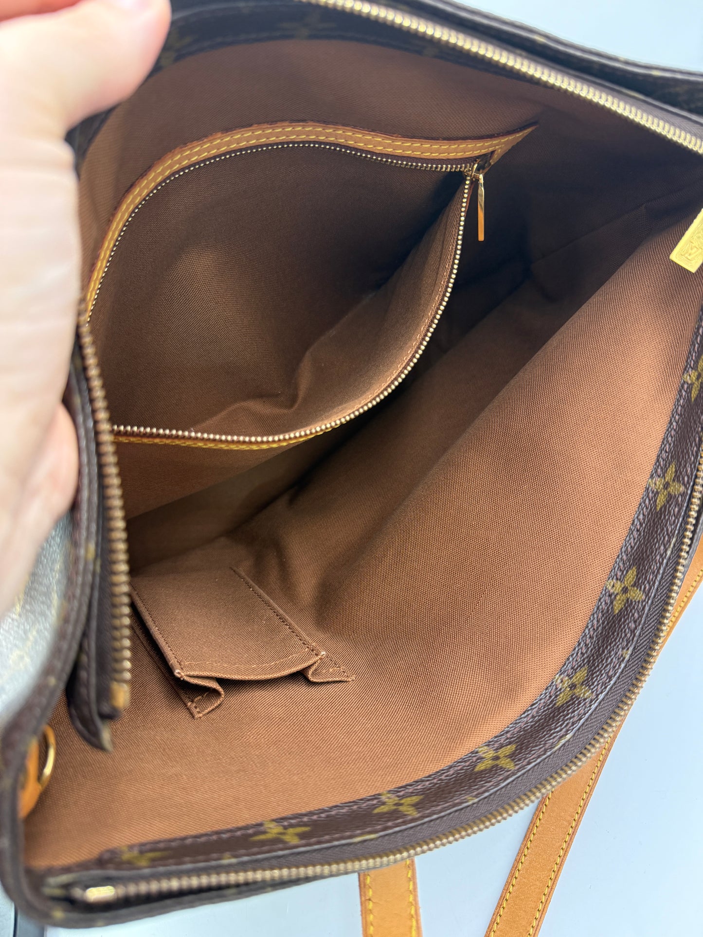 Louis Vuitton Monogram Cabas Mezzo Tote TH1001