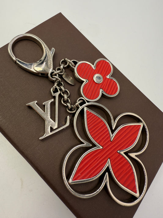 Louis Vuitton Red Epi Rimy Bag Charm DP0184