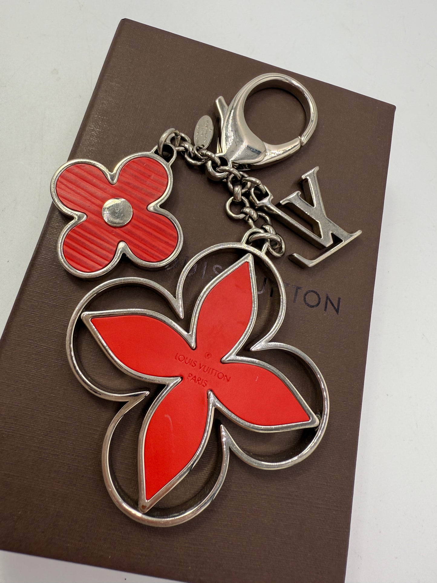 Louis Vuitton Red Epi Rimy Bag Charm DP0184