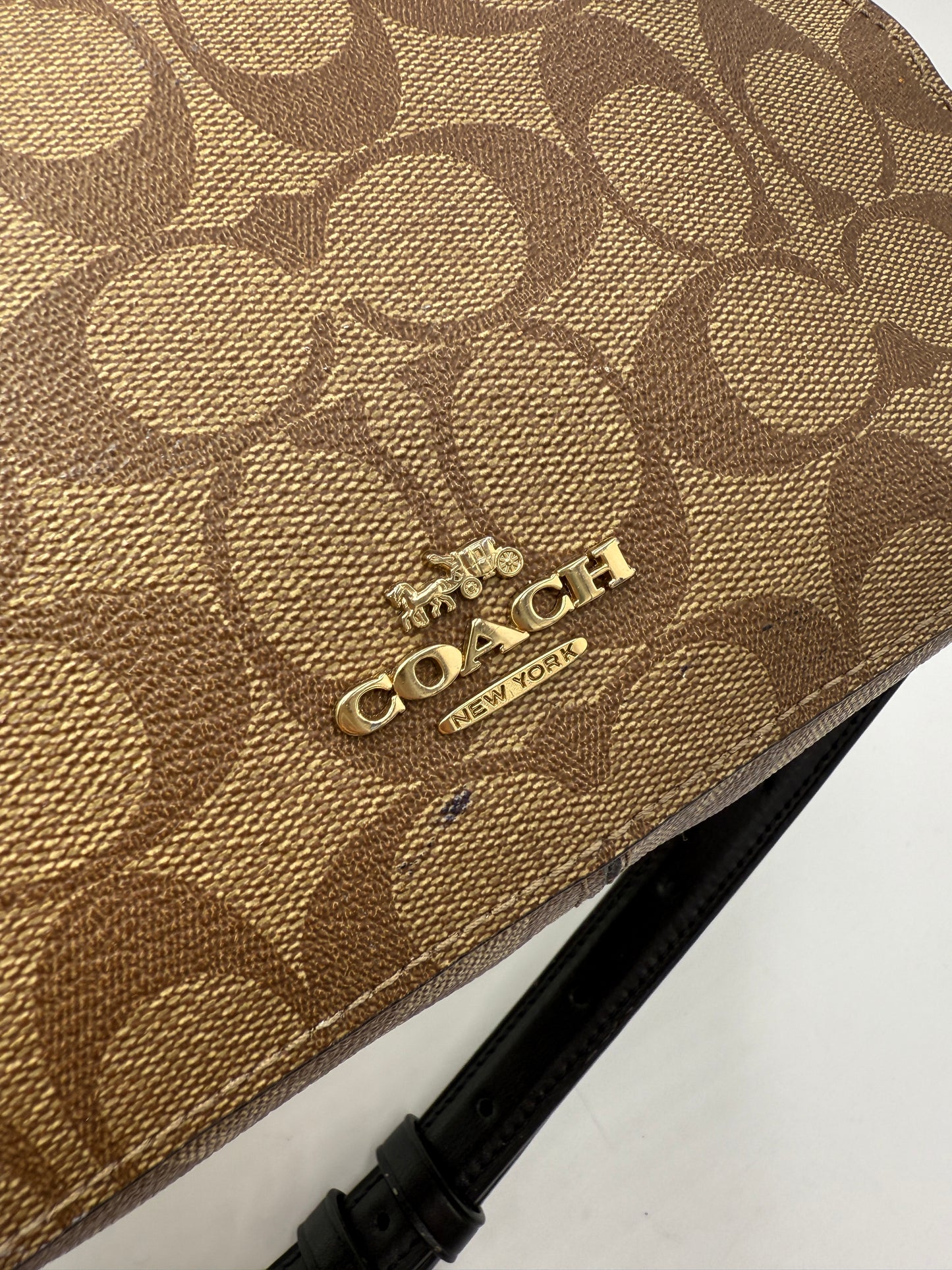 Coach Serena Beige Brown Crossbody with Wallet