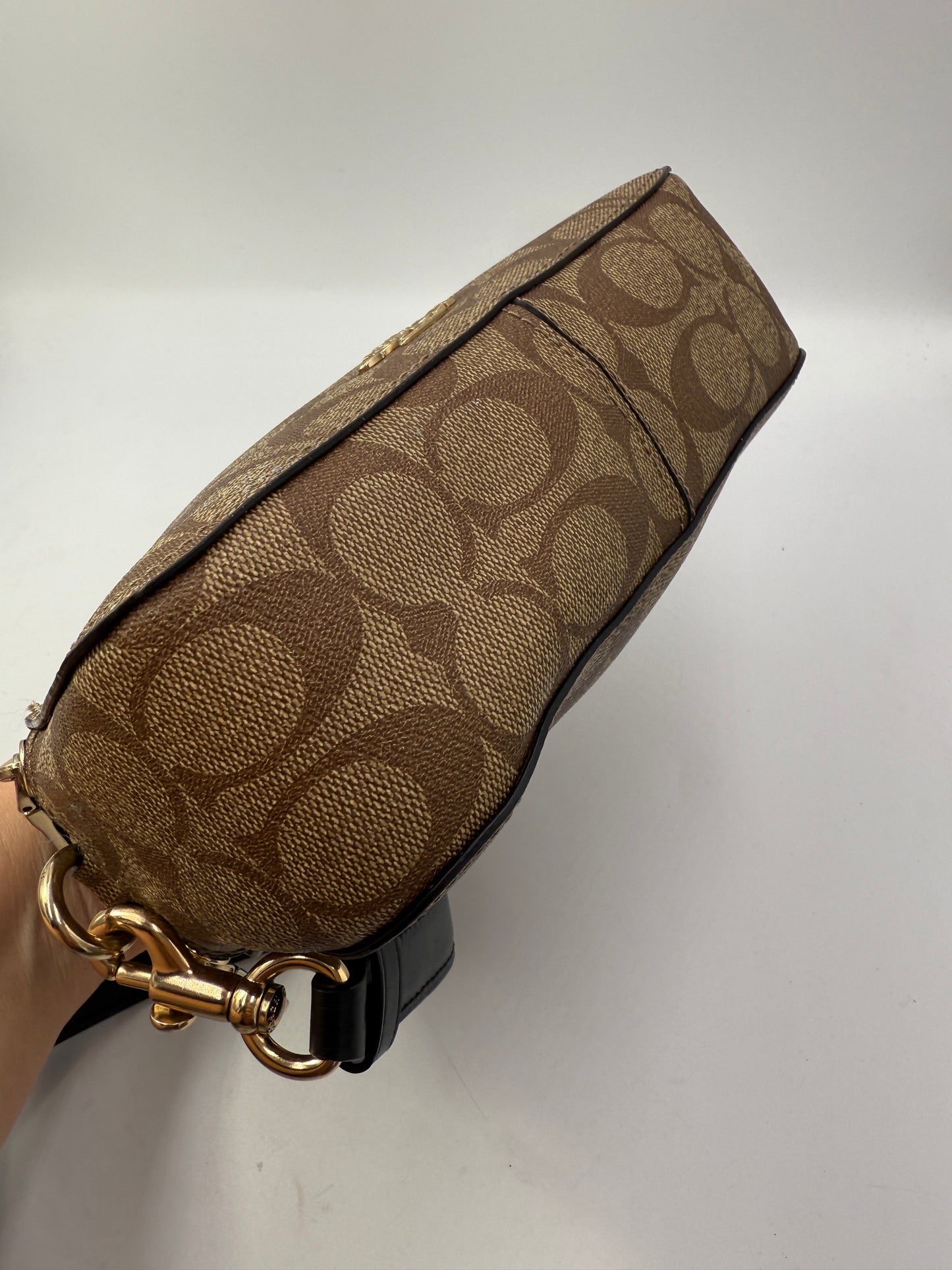 Coach Serena Beige Brown Crossbody with Wallet