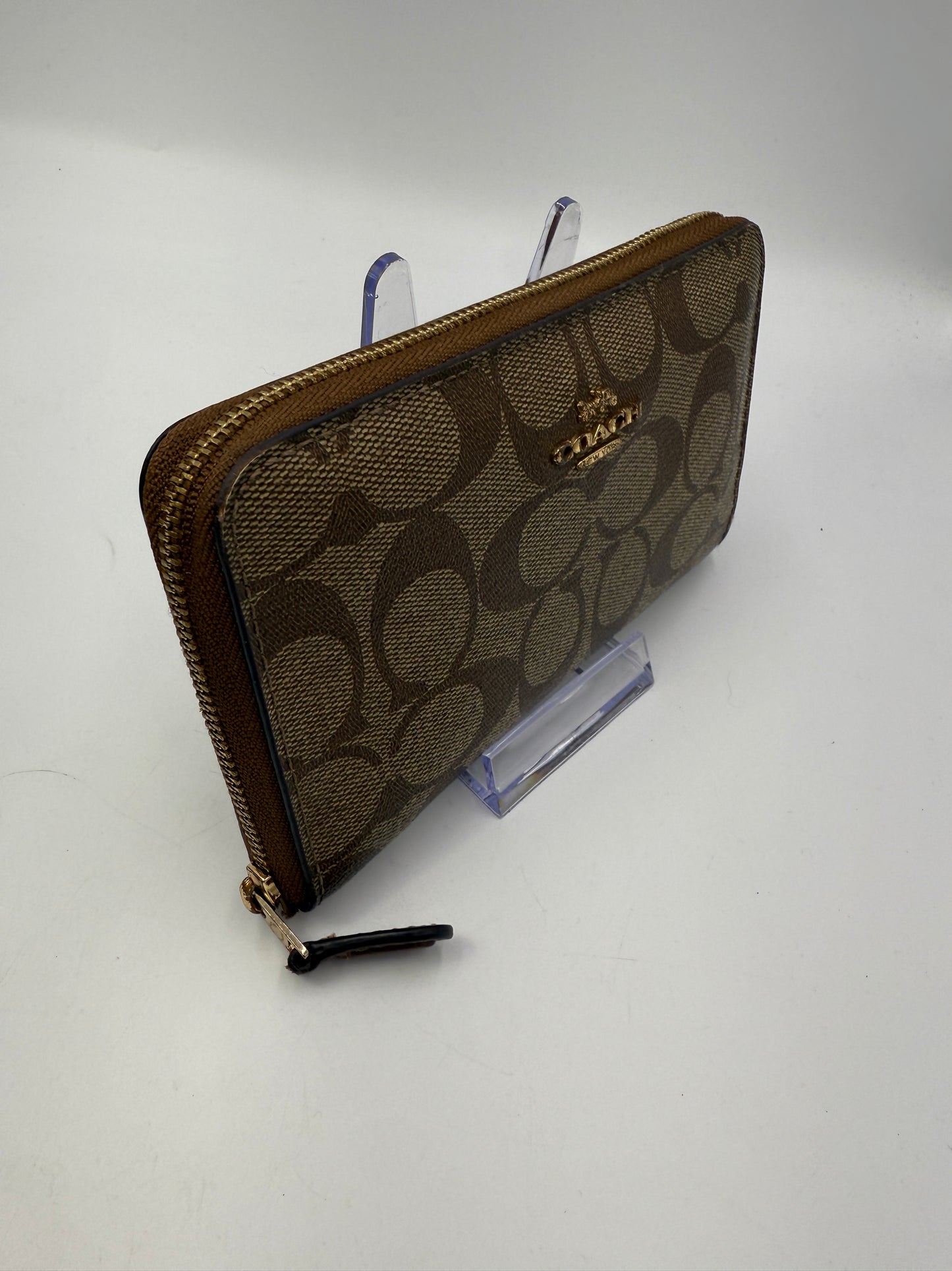 Coach Serena Beige Brown Crossbody with Wallet