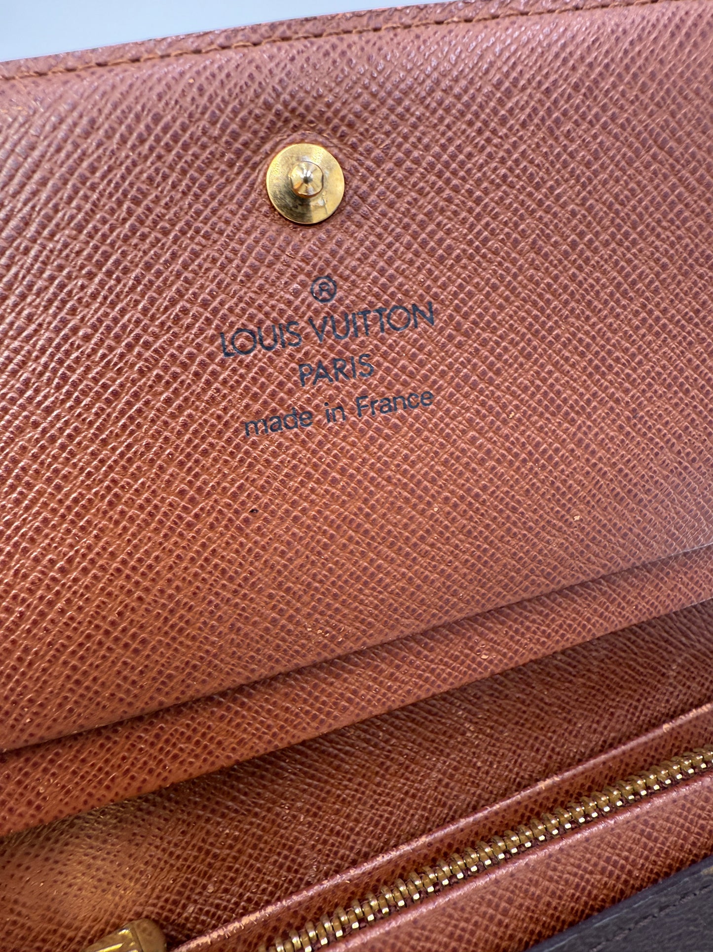 Louis Vuitton Monogram Porte Monnaie Tresor Wallet SP0063