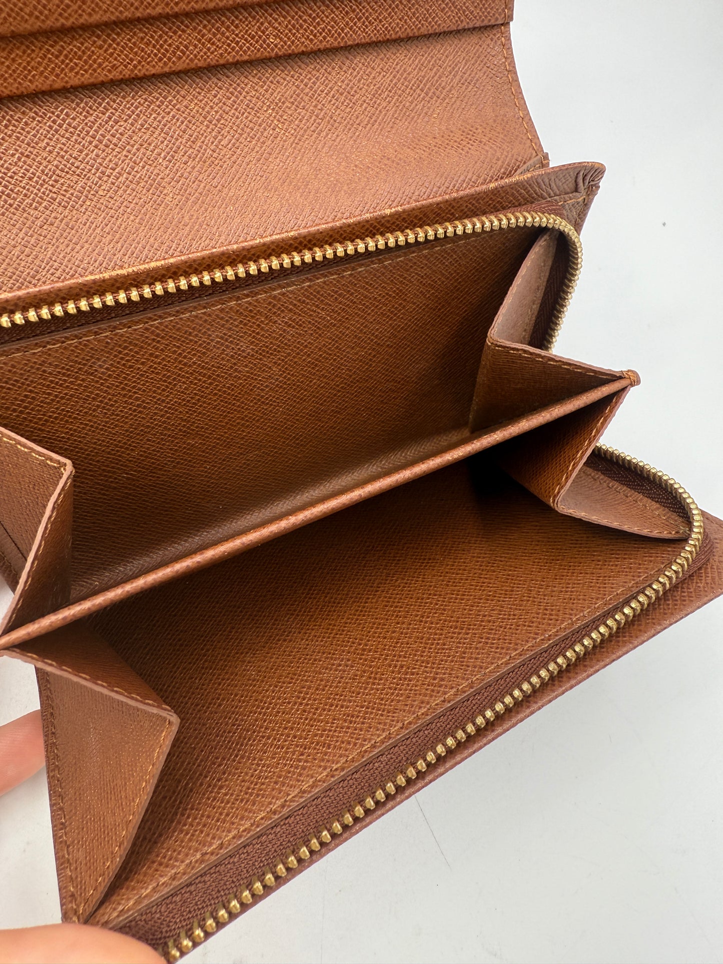 Louis Vuitton Monogram Porte Monnaie Tresor Wallet SP0063