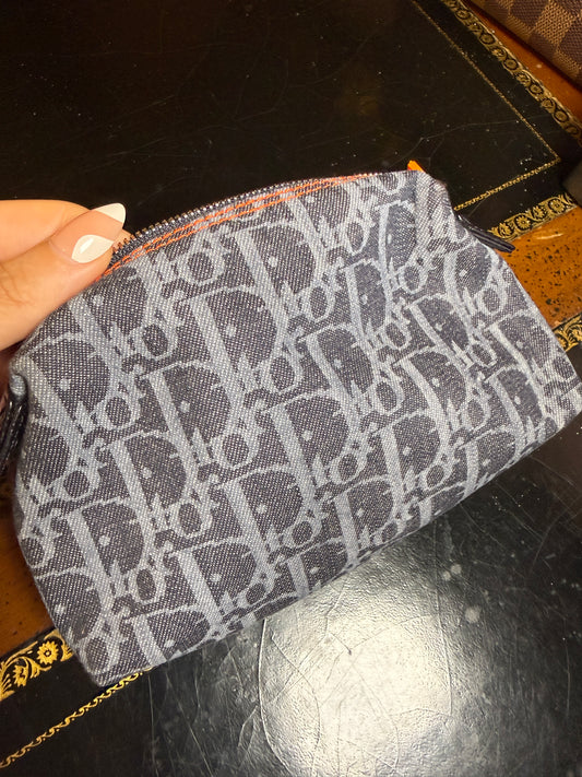 Christian Dior Denim Toiletry Pouch Limited Edition