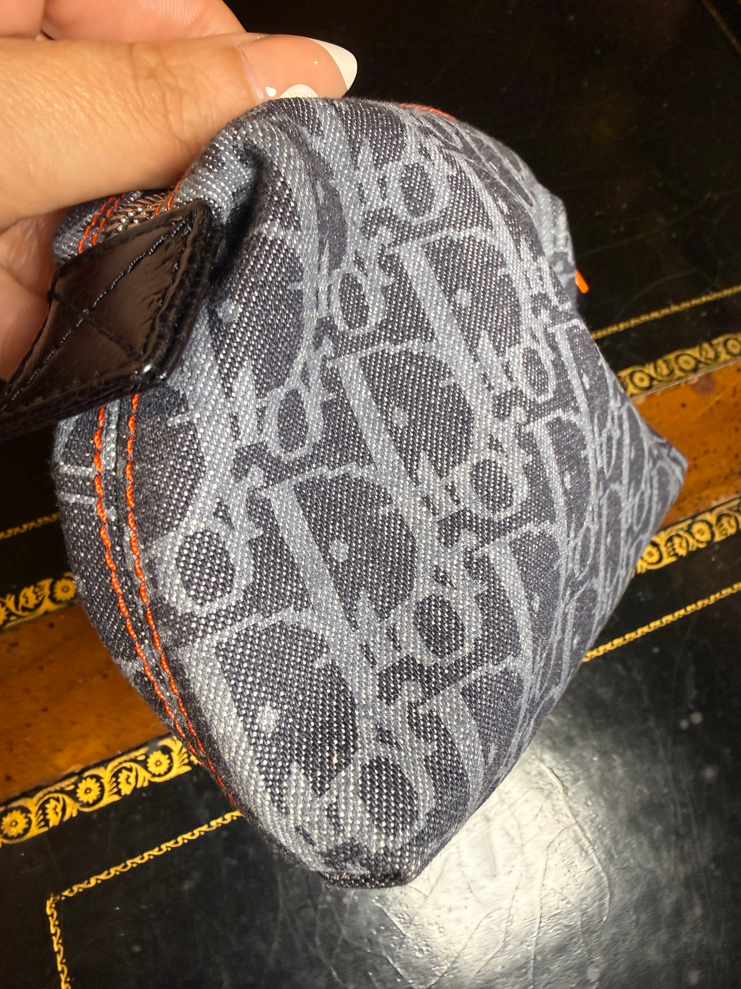 Christian Dior Denim Toiletry Pouch Limited Edition