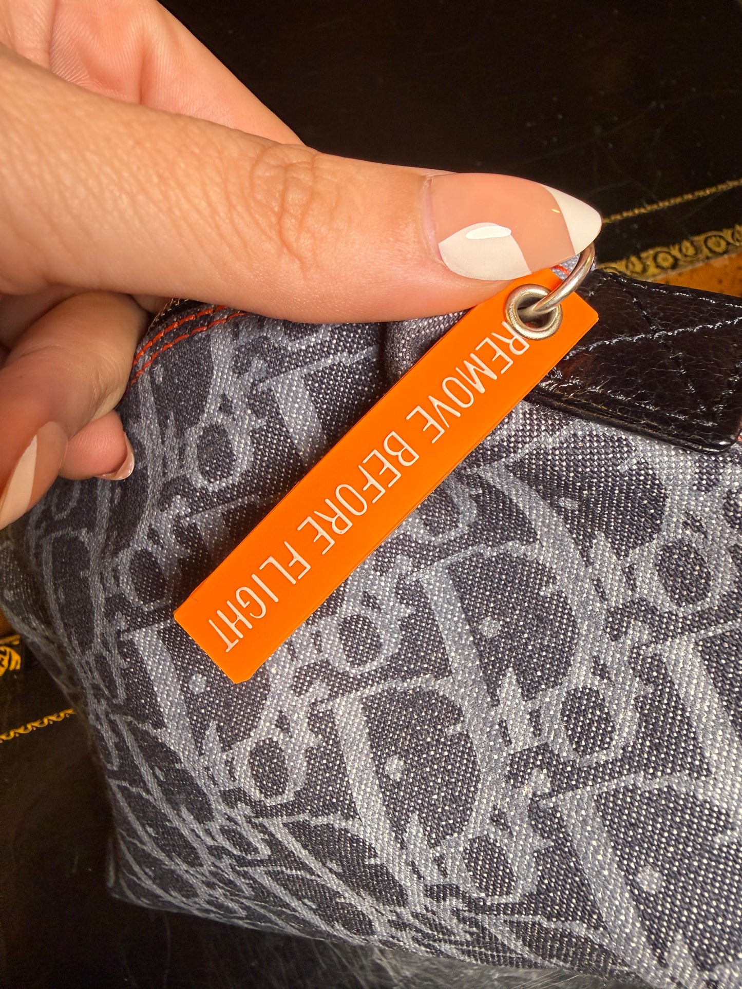 Christian Dior Denim Toiletry Pouch Limited Edition