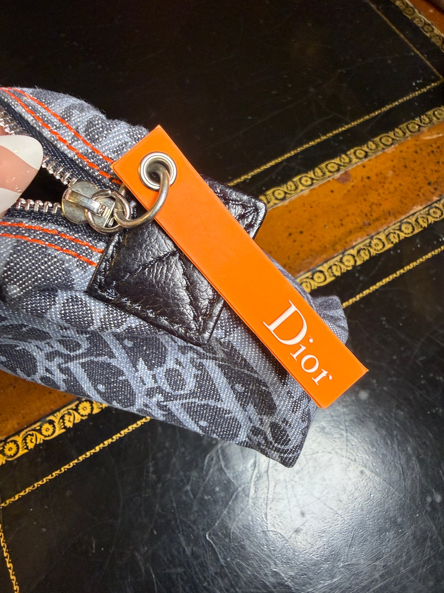Christian Dior Denim Toiletry Pouch Limited Edition