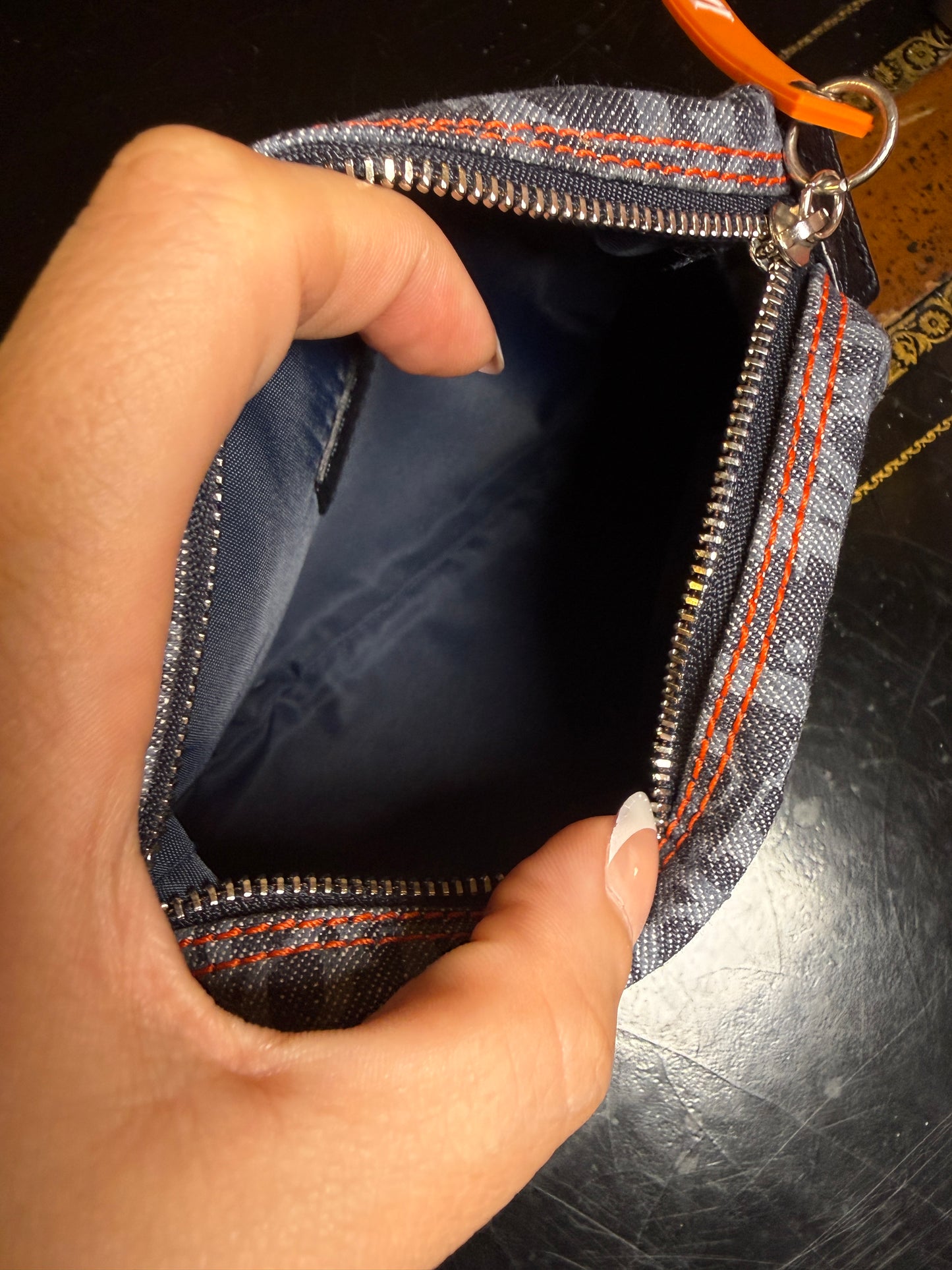 Christian Dior Denim Toiletry Pouch Limited Edition