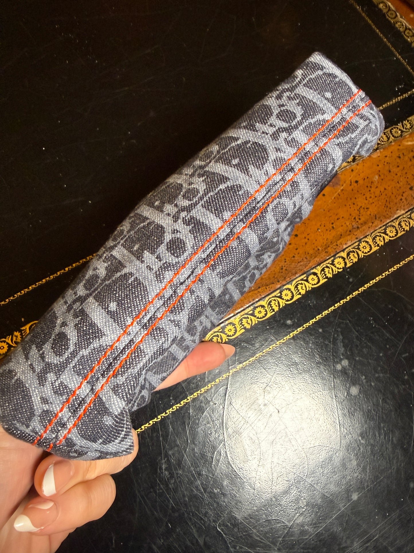 Christian Dior Denim Toiletry Pouch Limited Edition