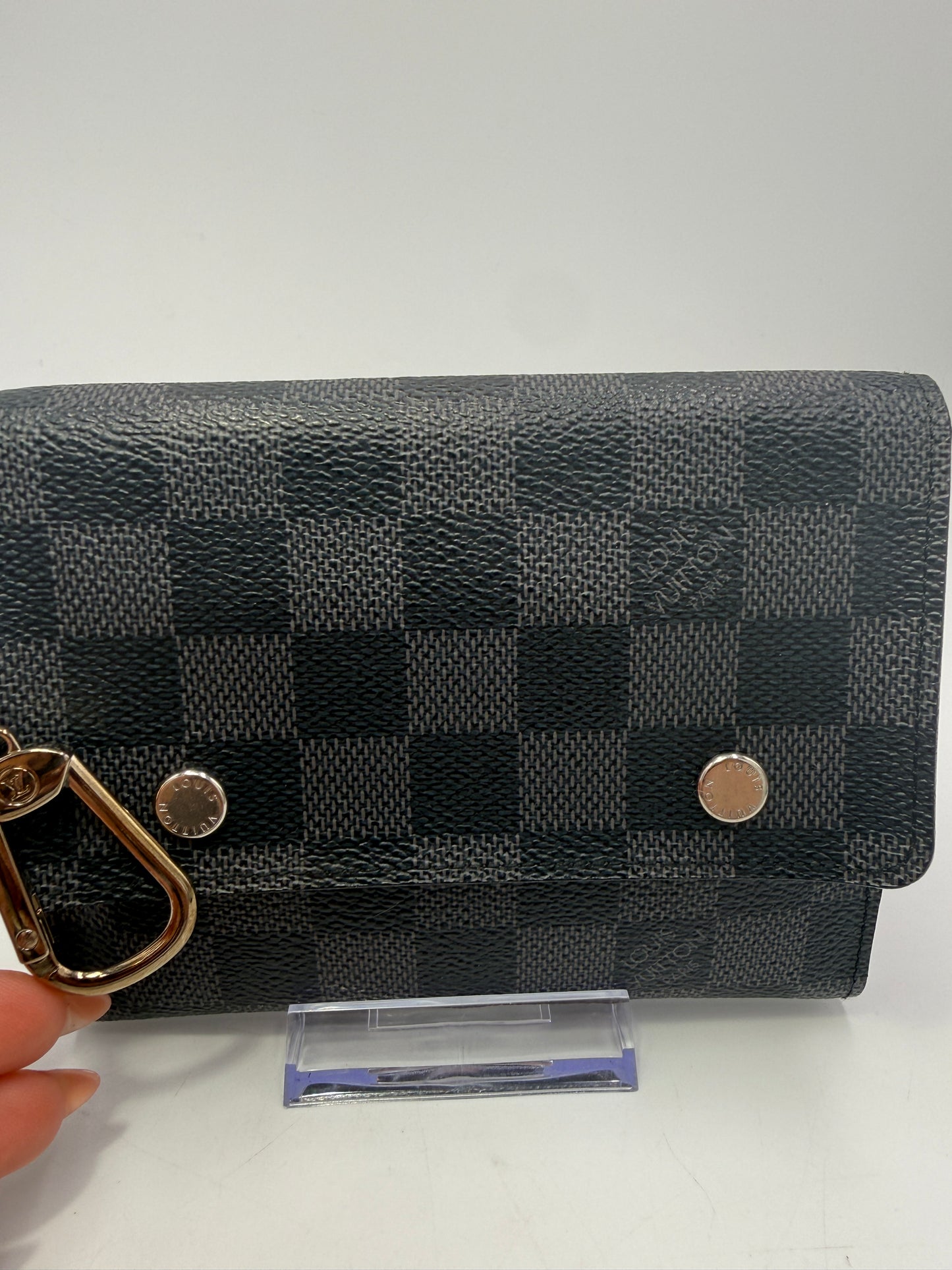 Louis Vuitton Damier Graphite Modulable 3 Piece Wallet MI3059