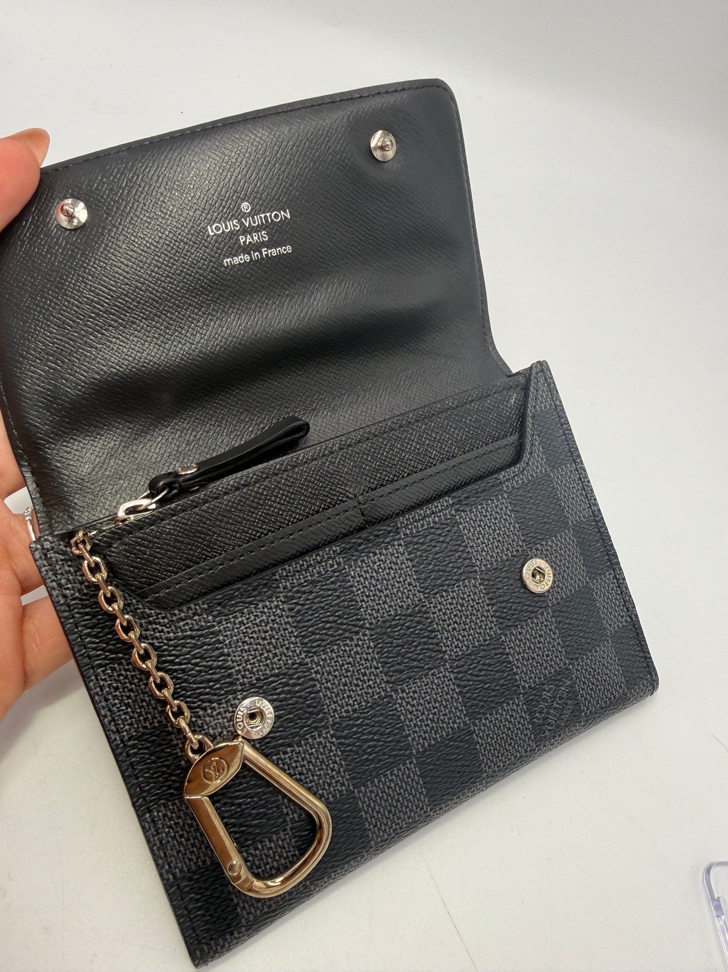 Louis Vuitton Damier Graphite Modulable 3 Piece Wallet MI3059