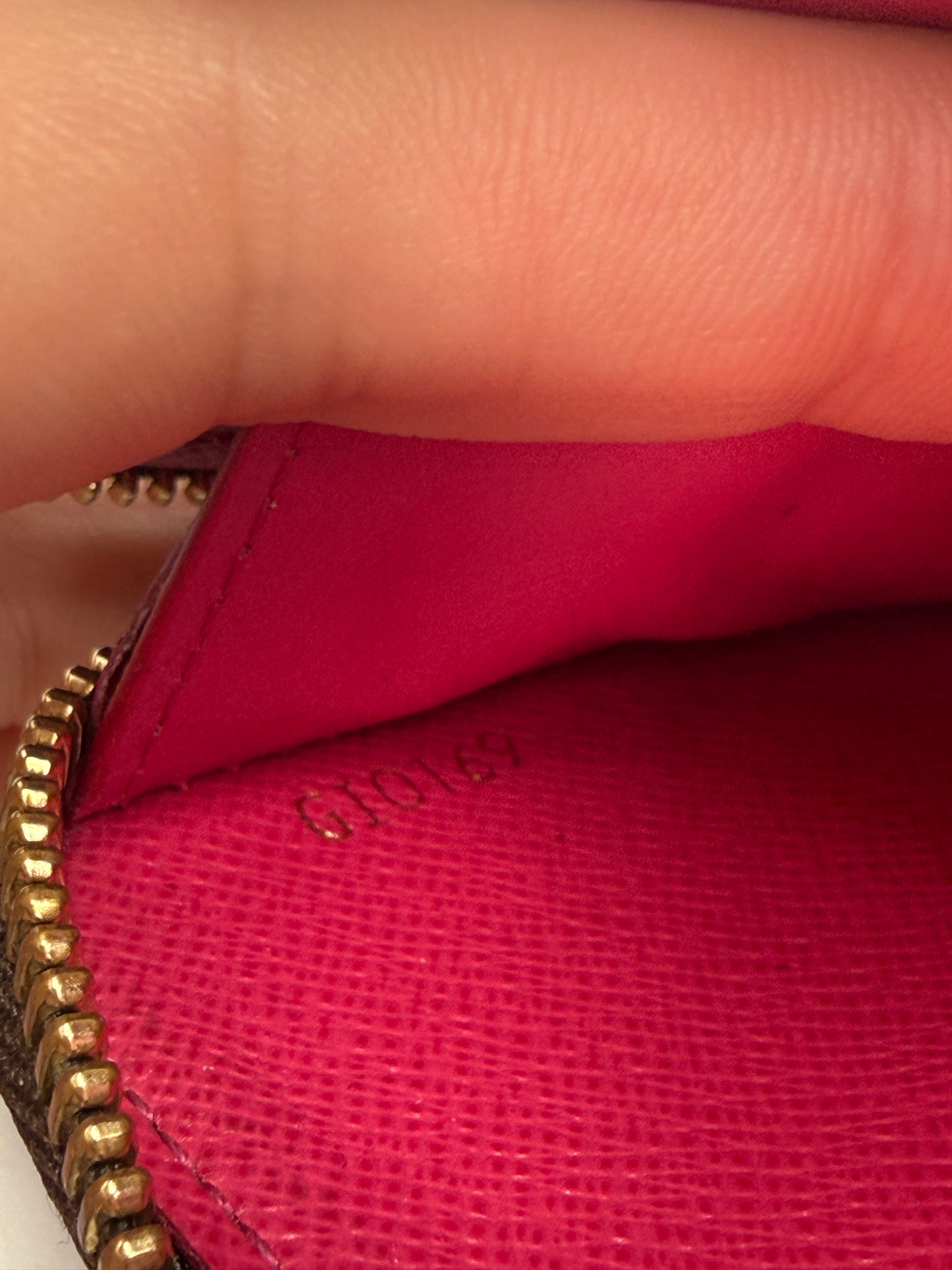 Louis Vuitton Monogram Pink Blooming Flower Clemence GI0169