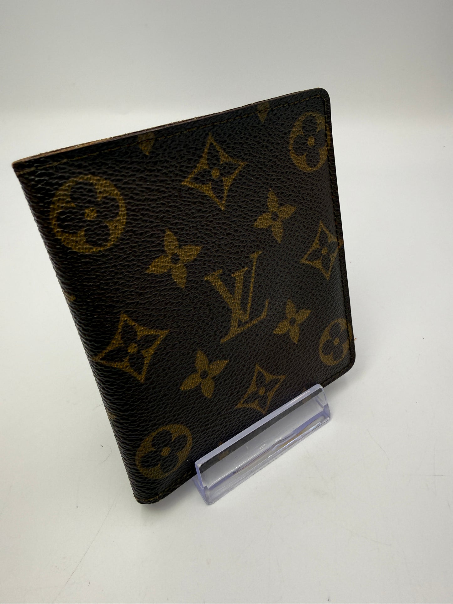Louis Vuitton Monogram Coated Canvas Bifold Wallet FA099X
