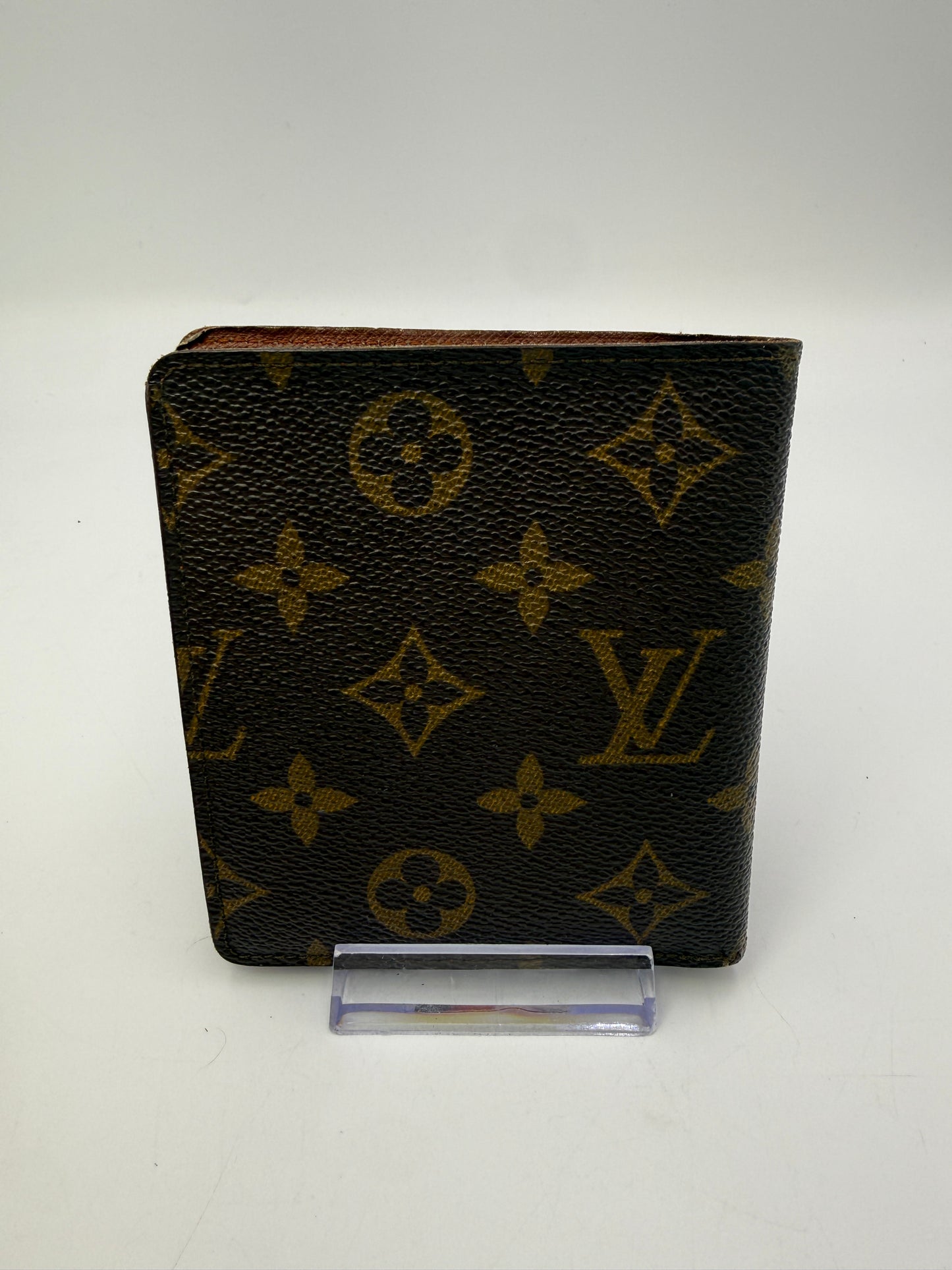 Louis Vuitton Monogram Coated Canvas Bifold Wallet FA099X