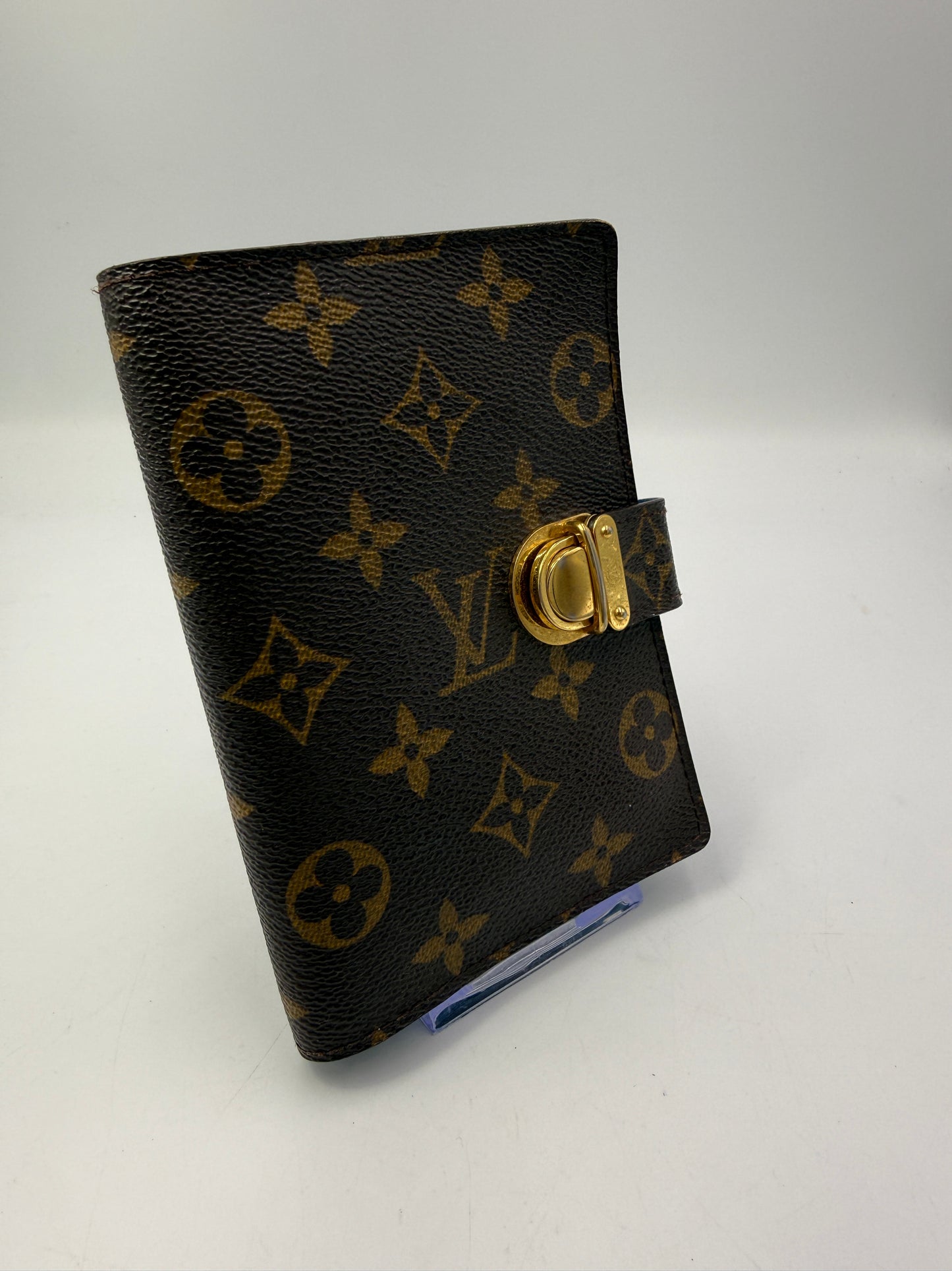 Louis Vuitton Monogram Koala Agenda PM Blue Interior CA0075
